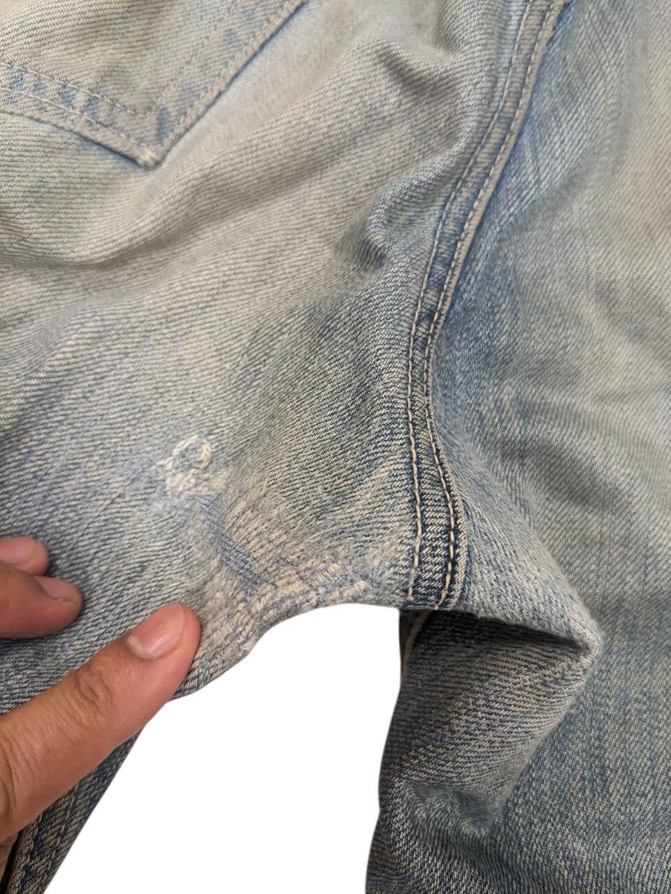 HOLLYWOOD RANCH MARKET HOLLYWOOD RANCH MARKET BUTTON FLY MIDBLUE STRAIGHT CUT DENIM Size US 32 / EU 48 - 3 Thumbnail