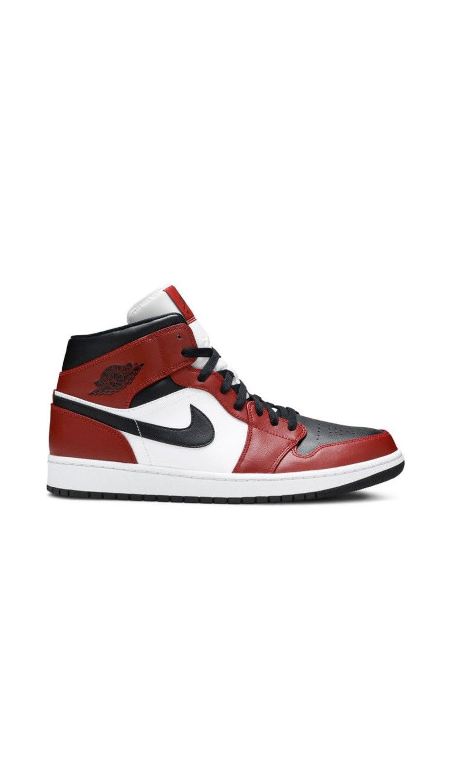 Jordan Brand Air Jordan 1 Mid High OG Black Toe Red Bred Banned Chicago Size US 8.5 / EU 41-42 - 1 Thumbnail