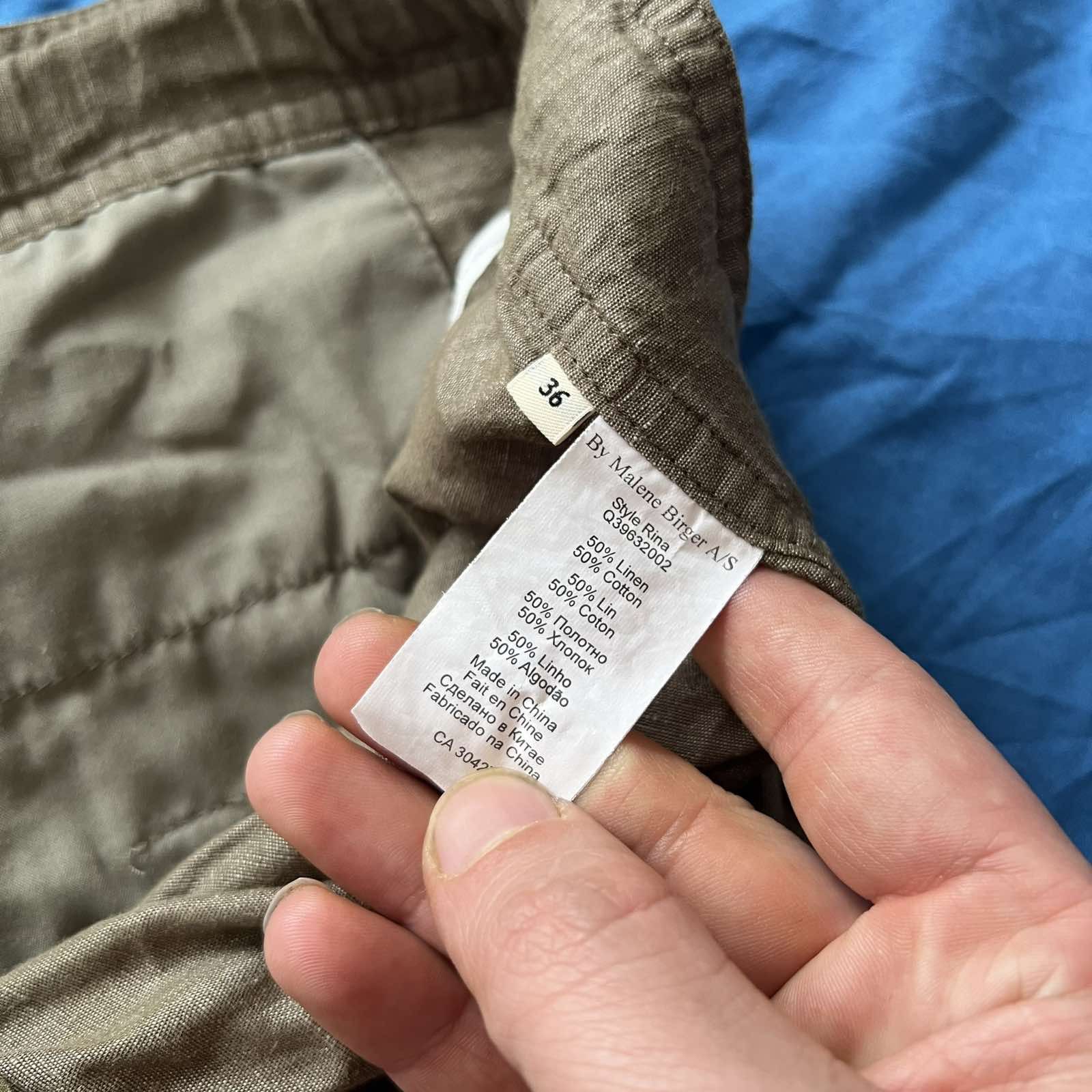 By Malene Birger × Designer By Malene Birger Linen Brown Shorts Sz 36 Size 26" / US 2 / IT 38 - 5 Thumbnail
