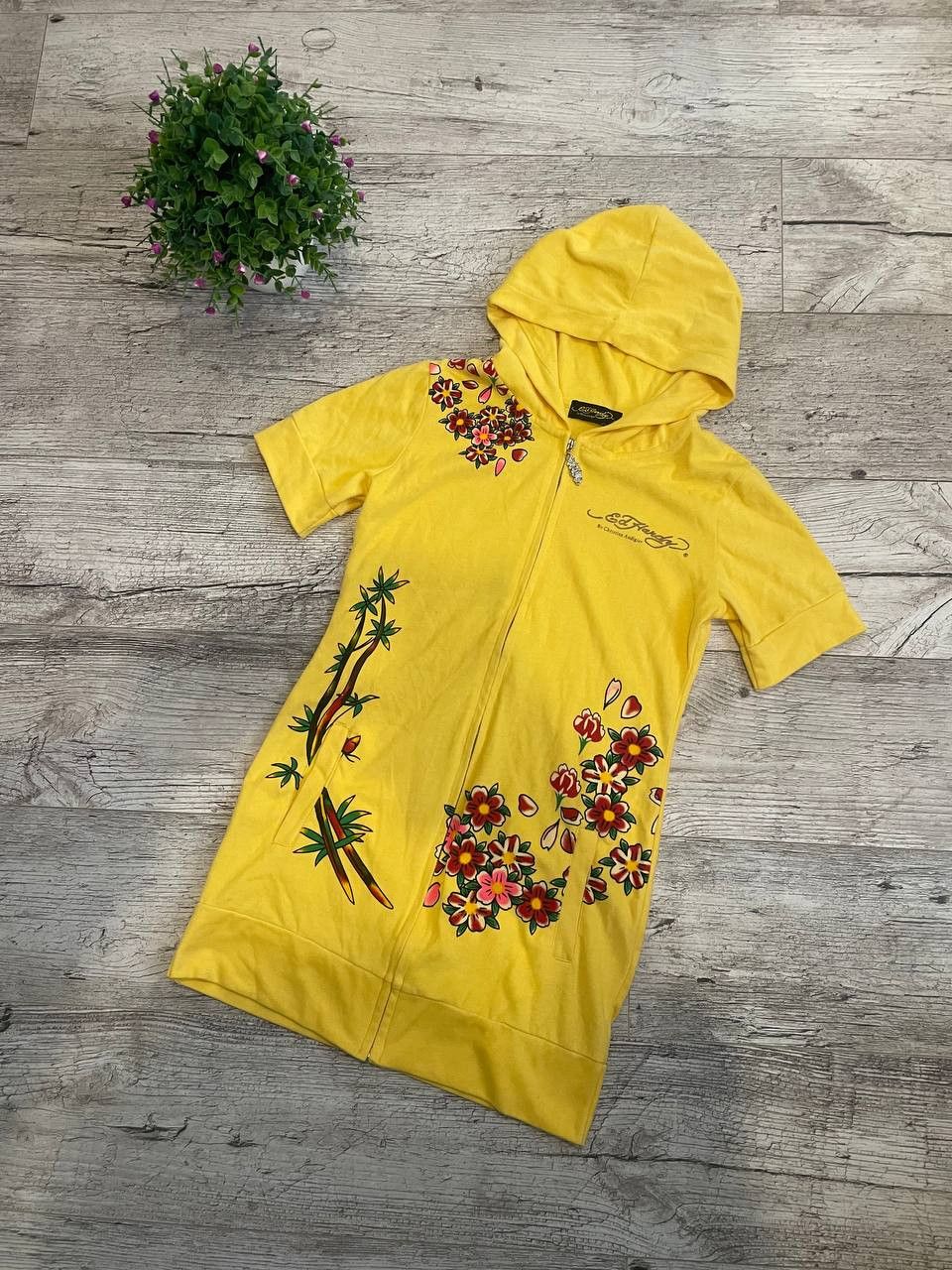 Christian Audigier × Ed Hardy Ed Hardy by Christian Audigier Dress / Hoodie (Midi) Large Size L / US 10 / IT 46 - 2 Thumbnail