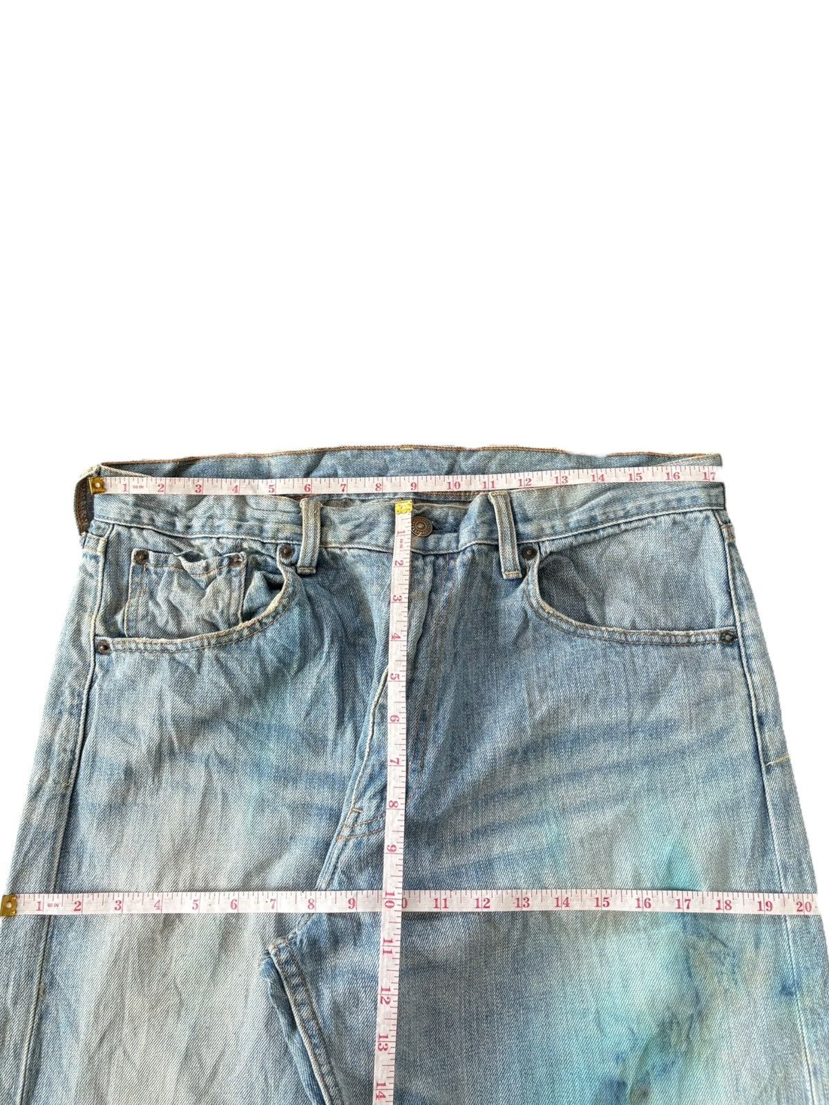Levi's Vintage 90s Levis 543 Faded Wash Distressed Baggy Jeans Size US 35 - 5 Thumbnail