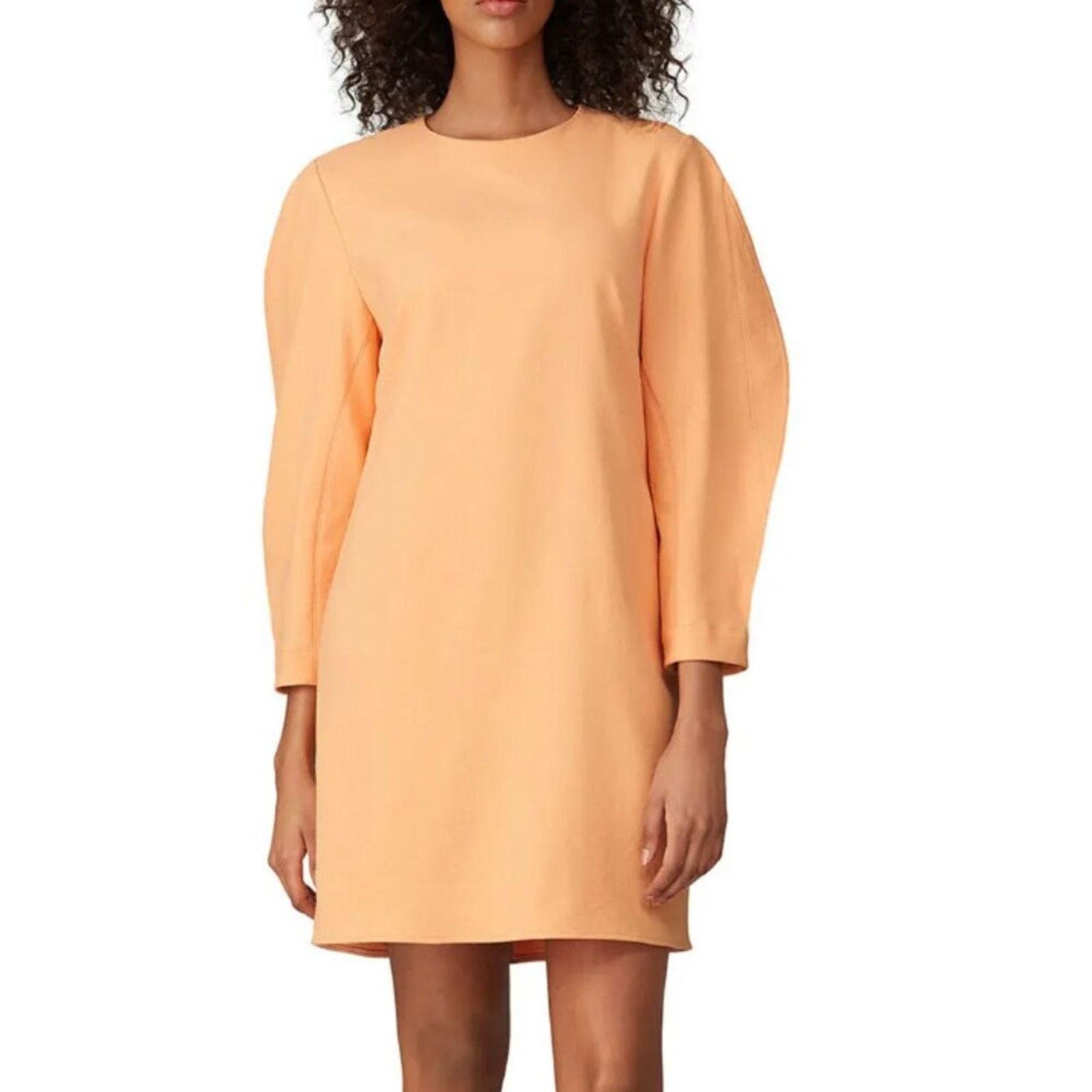 Tibi Tibi Size 6 Chalky Drape Origami Sleeve Melon Shift Dress Size M / US 6-8 / IT 42-44 - 1 Thumbnail
