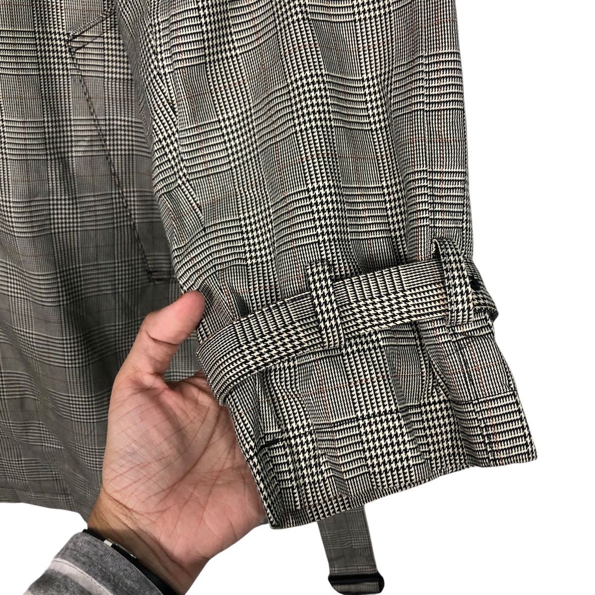 Paul Smith 📌Vintage Biker Bondage Jacket Paul Smith Striped Blanket Size US M / EU 48-50 / 2 - 16 Thumbnail