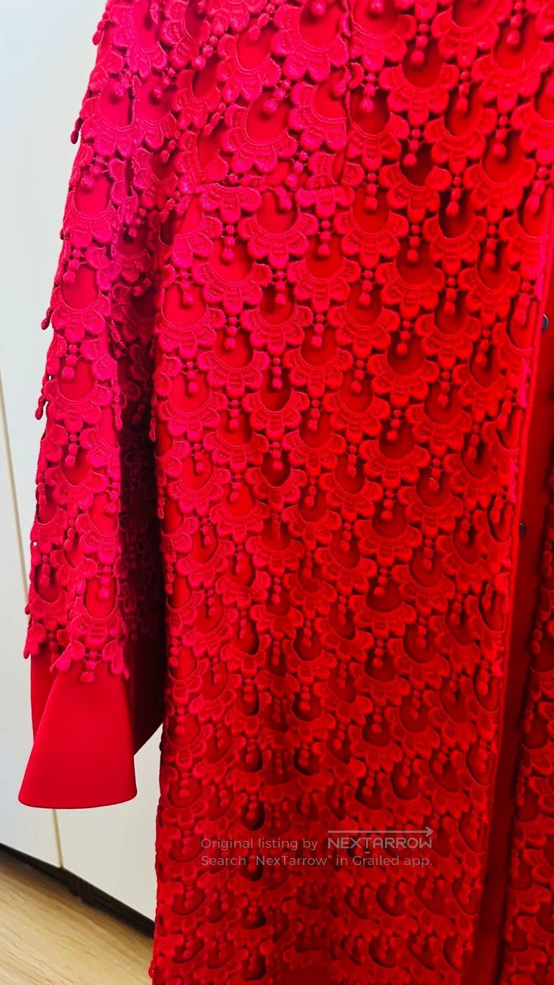 Valentino Valentino Heavy lace trench coat Size M / US 6-8 / IT 42-44 - 3 Thumbnail