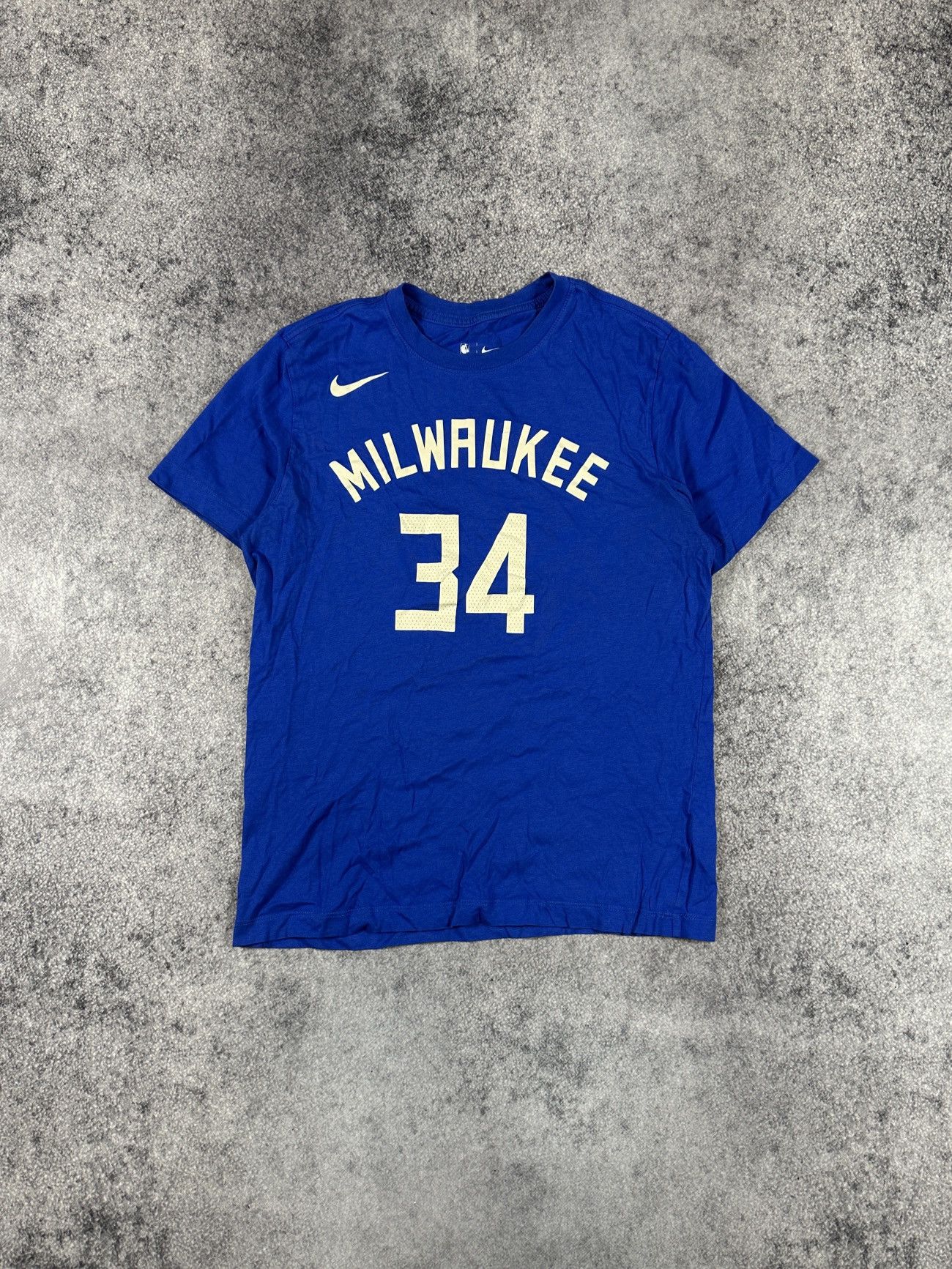 NBA Nike Milwaukee 34 Antetokounmpo Logo T-shirt NBA USA S Rare Size US S / EU 44-46 / 1 - 1 Thumbnail