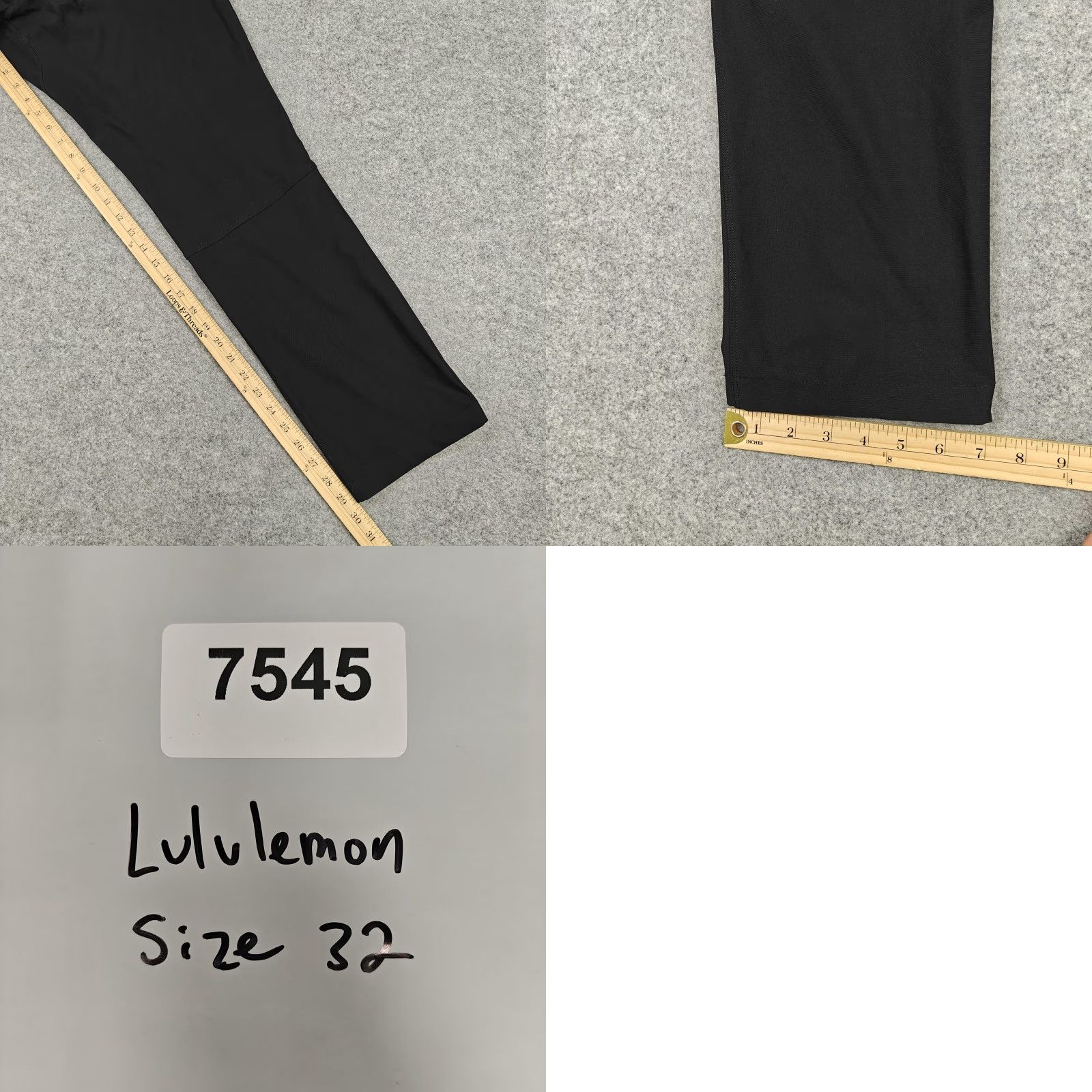Lululemon Lululemon Pants Mens 32 Black Stretch Khaki Zip Pocket Hiking Travel Athletic Pants Size US 32 / EU 48 - 8 Thumbnail