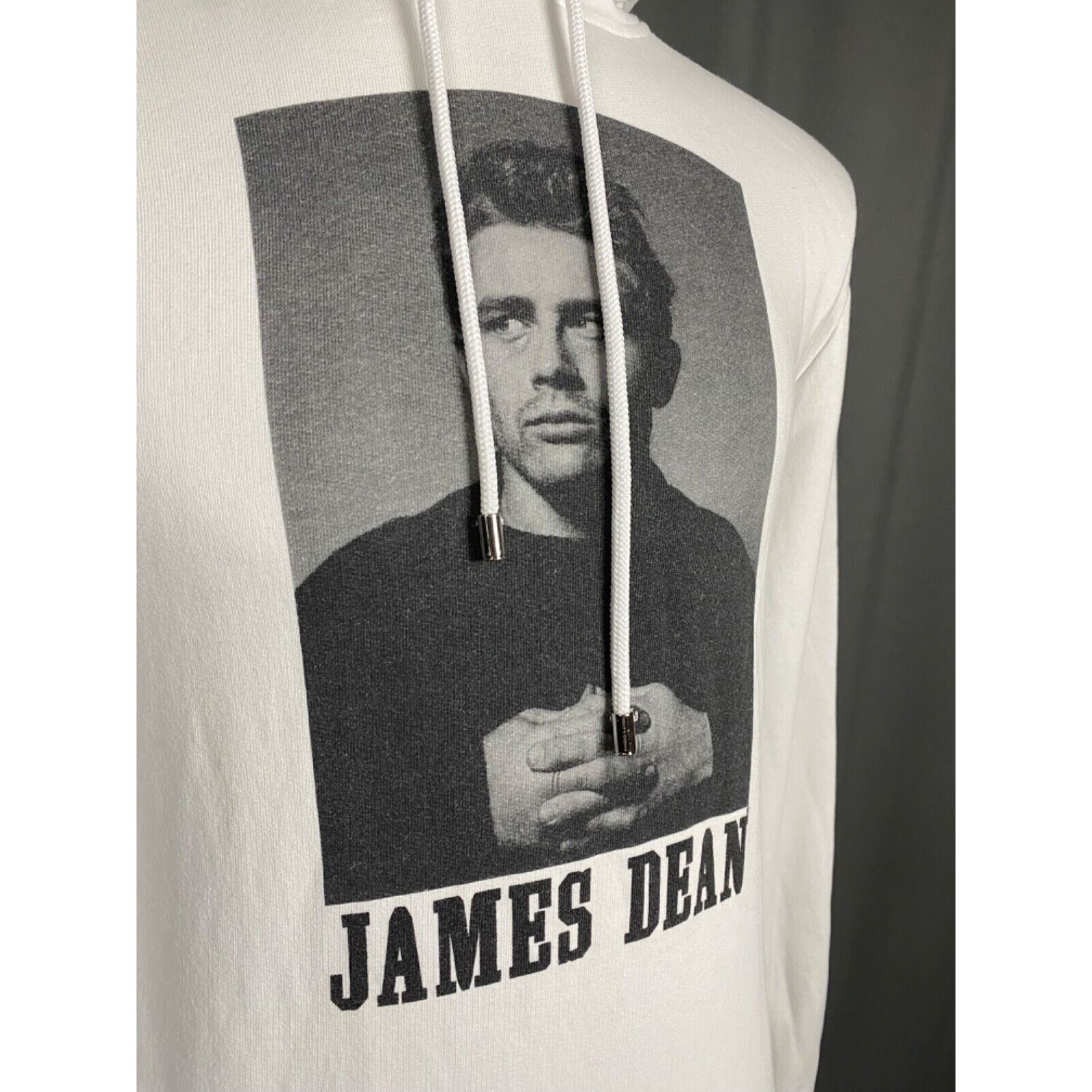 Dolce & Gabbana Dolce&Gabanna James Dean Big Logo Men's White Hoodie Sweater Size US XL / EU 56 / 4 - 8 Thumbnail