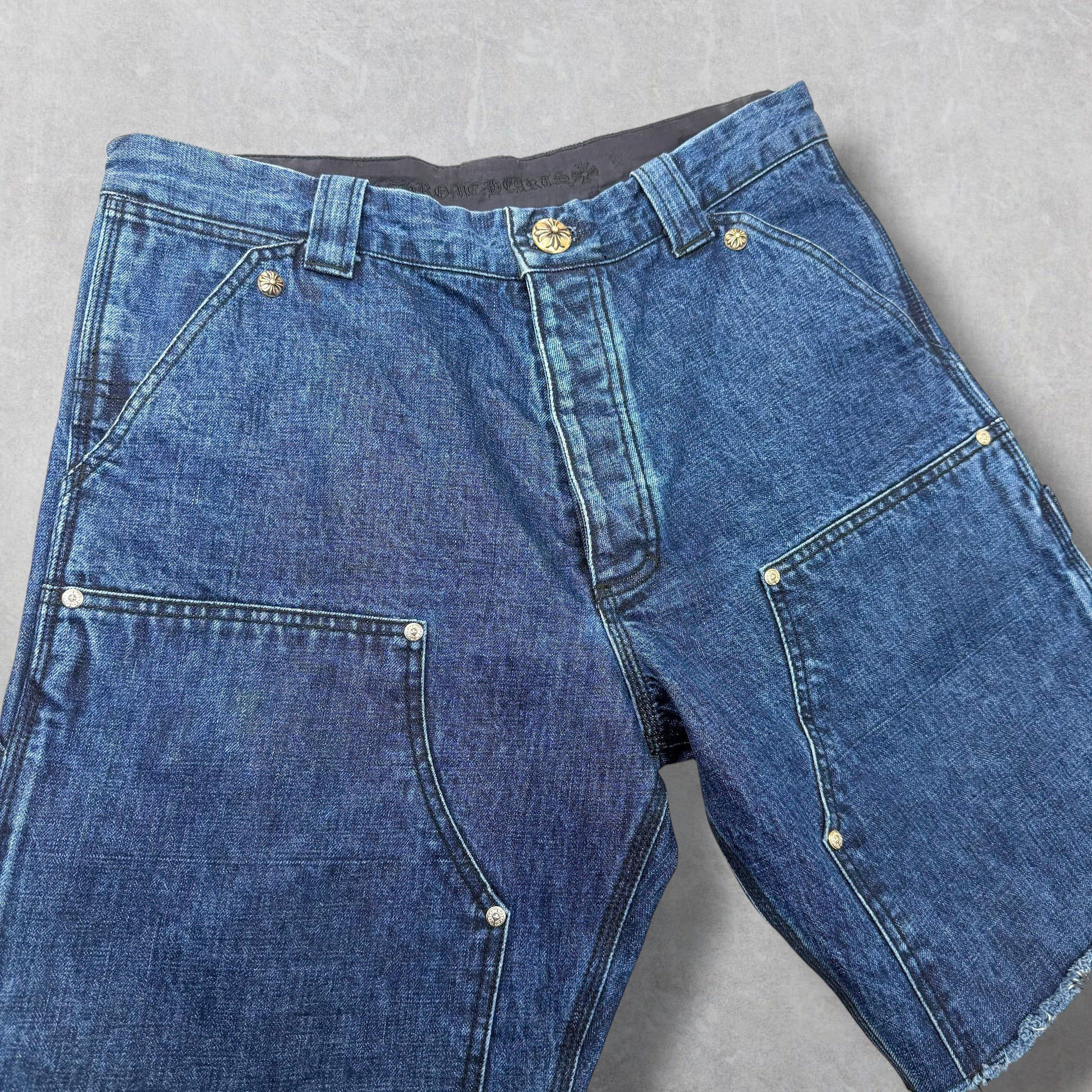 Chrome Hearts Chrome Hearts Denim Carpenter Shorts 33 Size US 33 - 3 Thumbnail