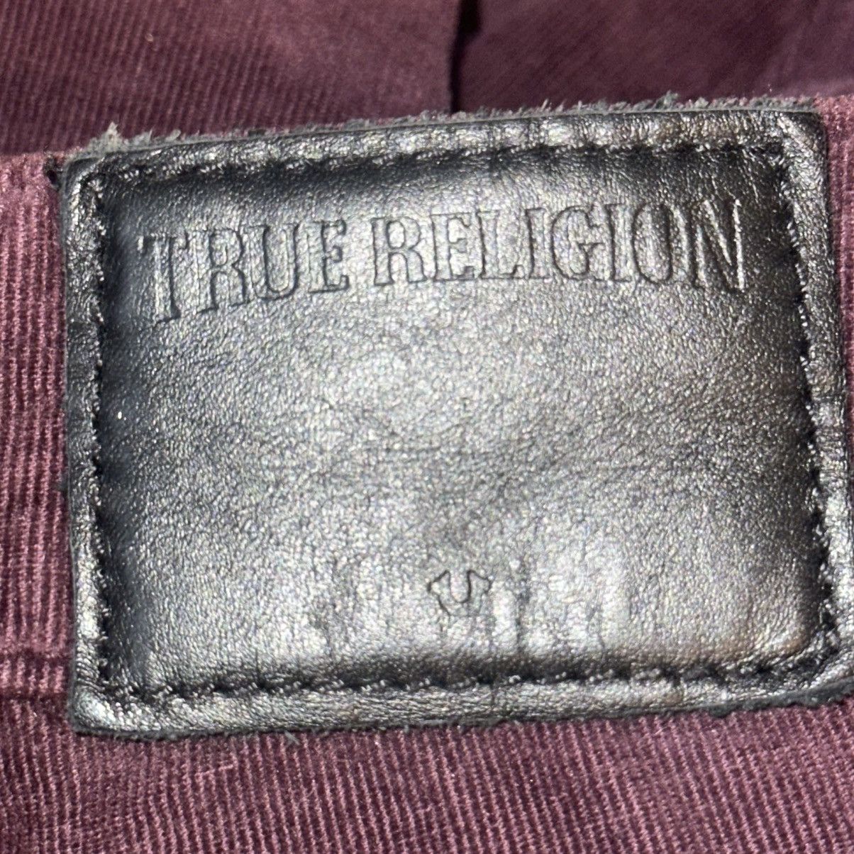True Religion True Religion Red Halle Corduroy Skinny Jeans Size 30" / US 8 / IT 44 - 9 Thumbnail