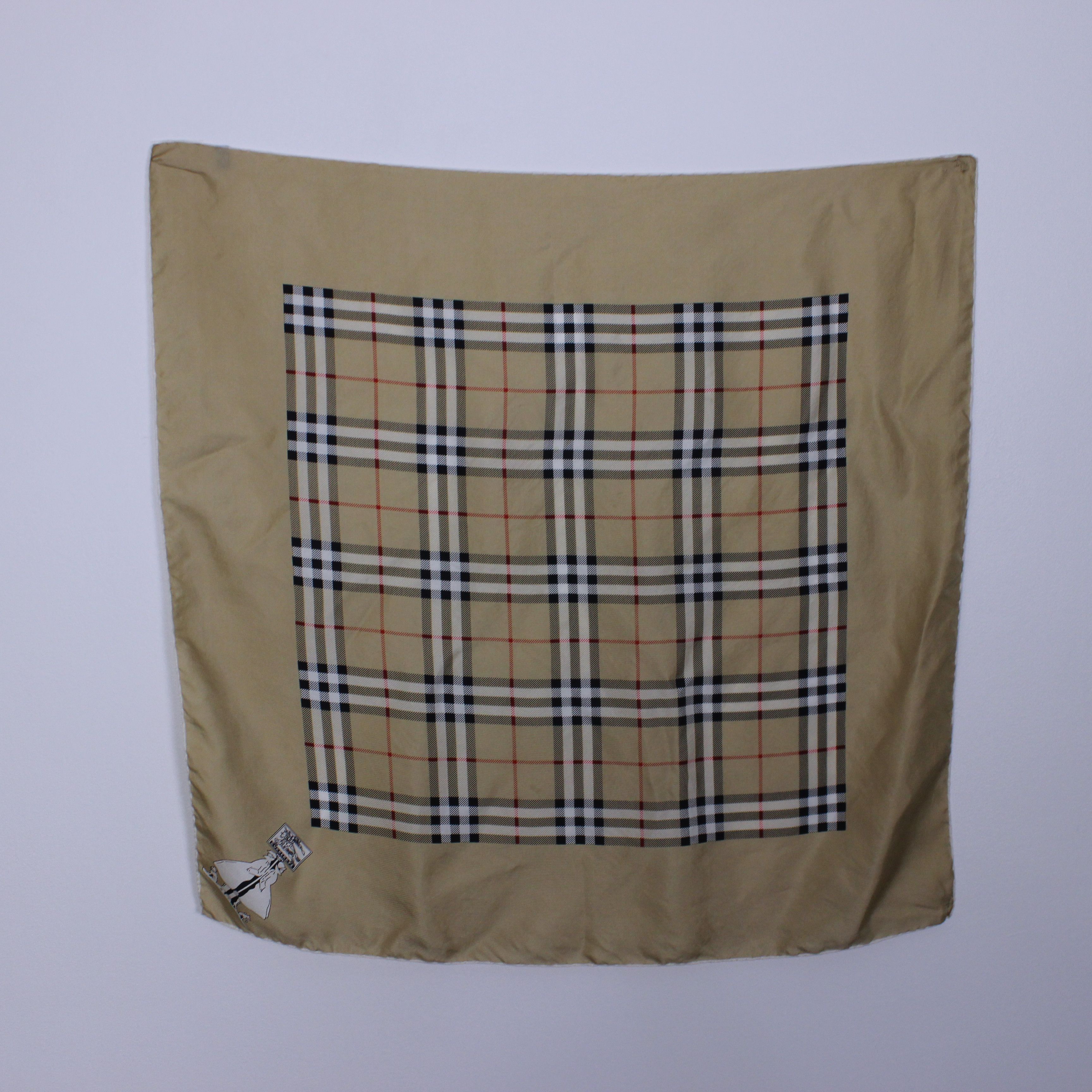 Burberry Burberry scarf silk big logo nova one size Size ONE SIZE - 1 Thumbnail