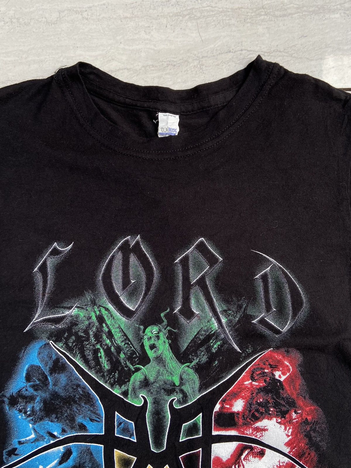 Designer × Japanese Brand × Tultex TULTEX LORD Black T-Shirt Size US XS / EU 42 / 0 - 10 Thumbnail