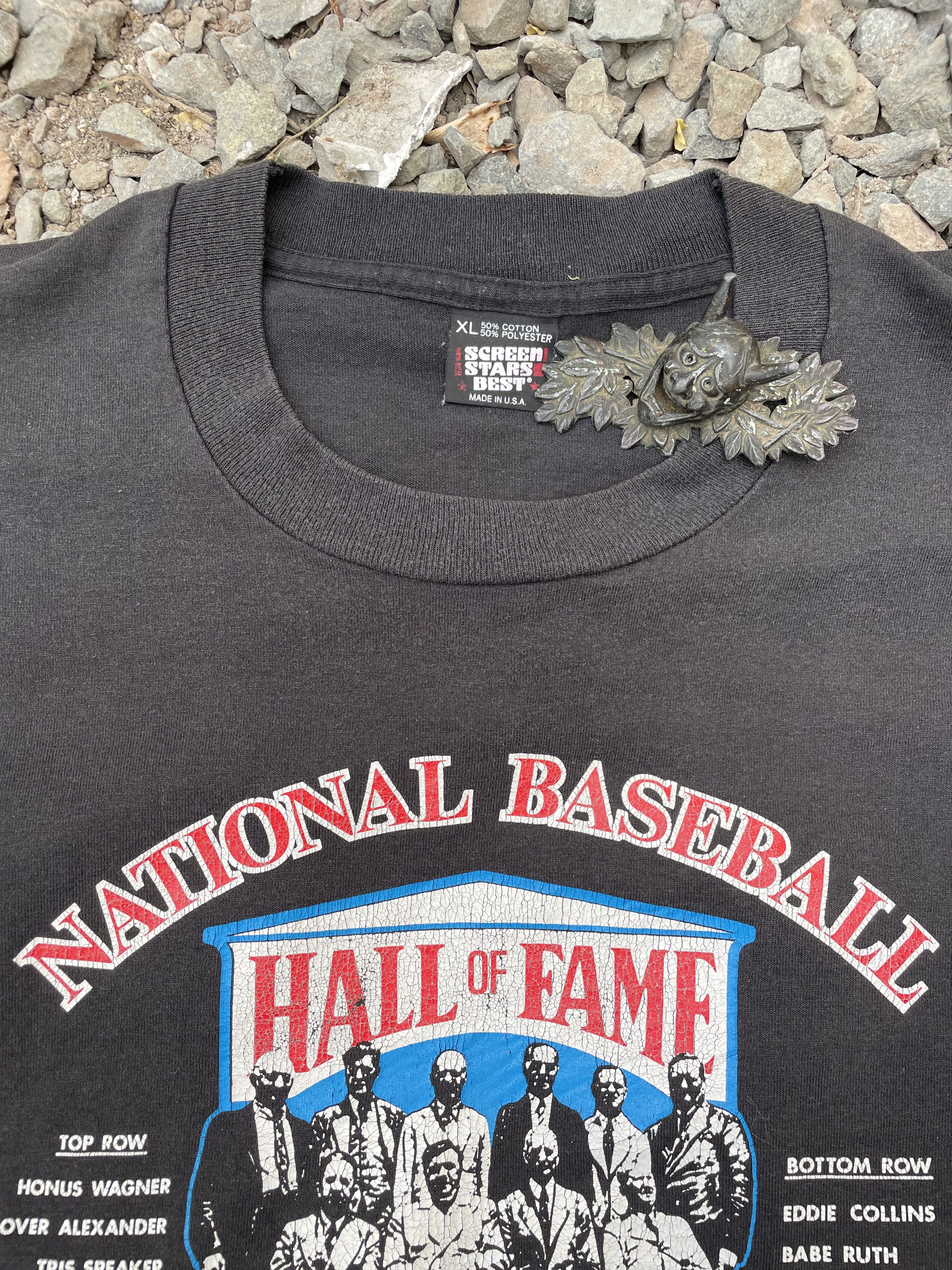 Vintage Vintage National Baseball Hall of Fame Shirt Size US XL / EU 56 / 4 - 5 Thumbnail