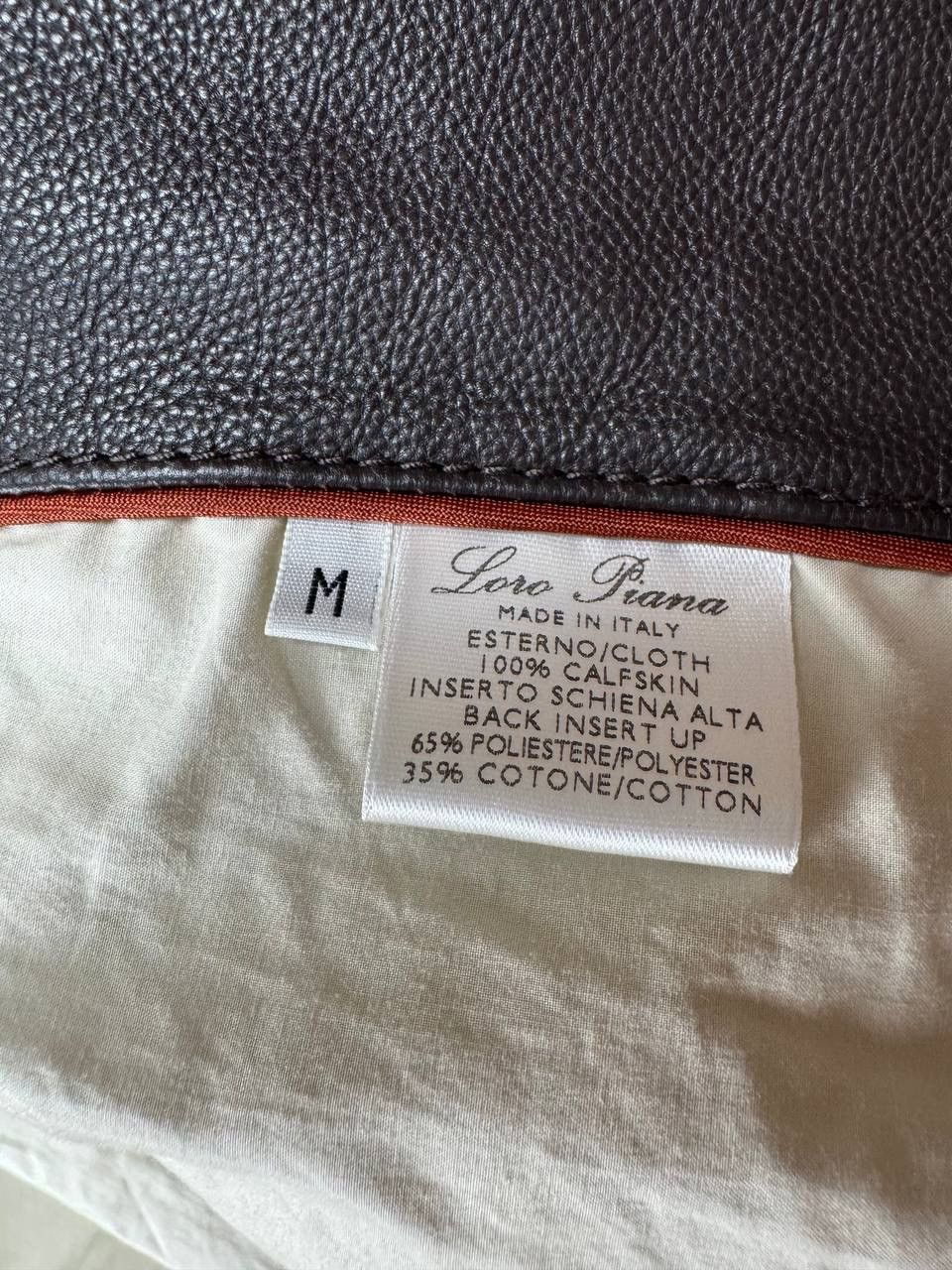 Loro Piana Loro Piana Leather Brown Jacket Size US M / EU 48-50 / 2 - 13 Thumbnail
