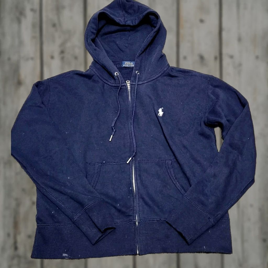 Polo Ralph Lauren Polo Ralph Lauren Full Zip Hoodie Men XS Navy White Pony Blue Polo Ralph Lauren Hoodie Men XS Blue Navy White Pony Embroidered Logo Size US XS / EU 42 / 0 - 1 Thumbnail