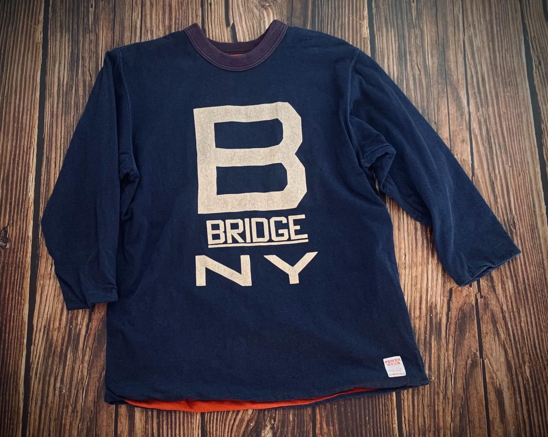 Freewheelers vintage navy blue long sleeve sweatshirt Size US M / EU 48-50 / 2 - 1 Thumbnail