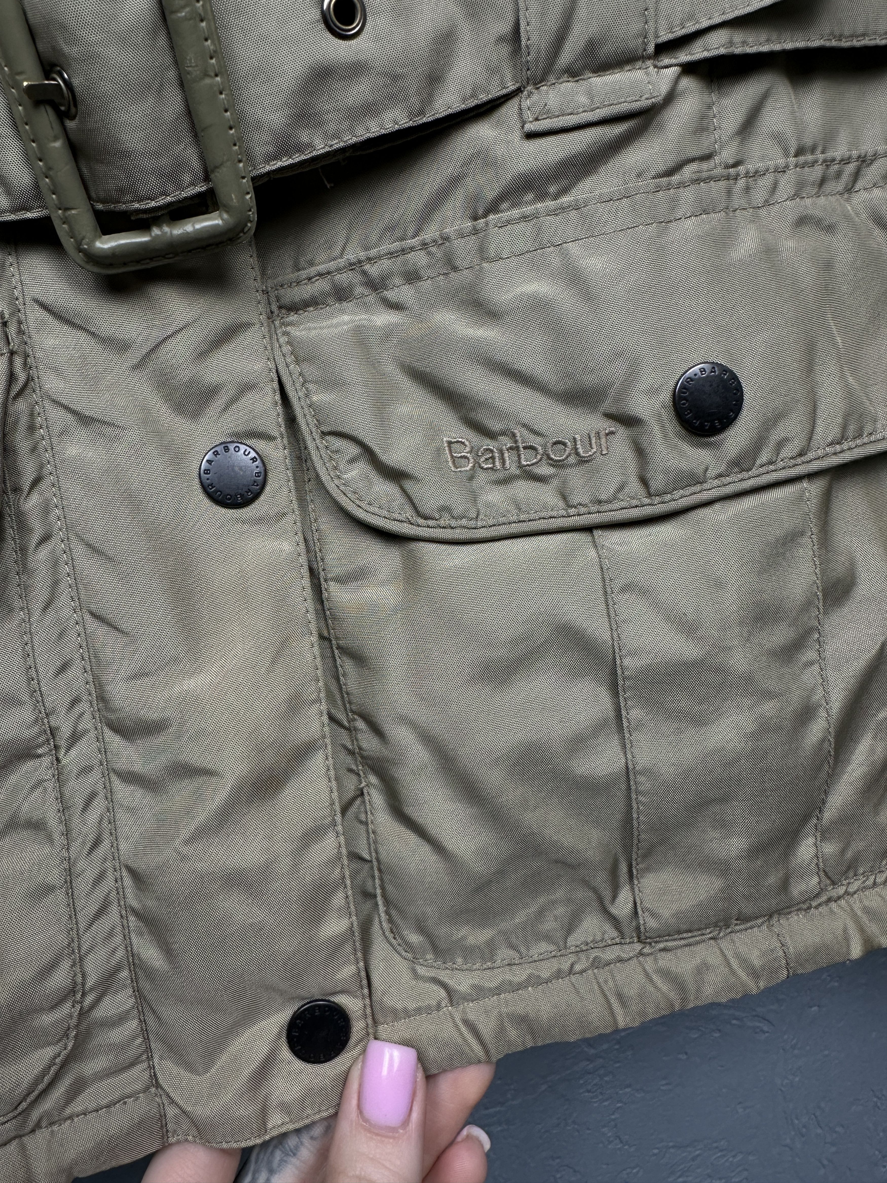 Barbour × Vintage Barbour Womens Metallic Nylon Jacket Size S / US 4 / IT 40 - 5 Thumbnail