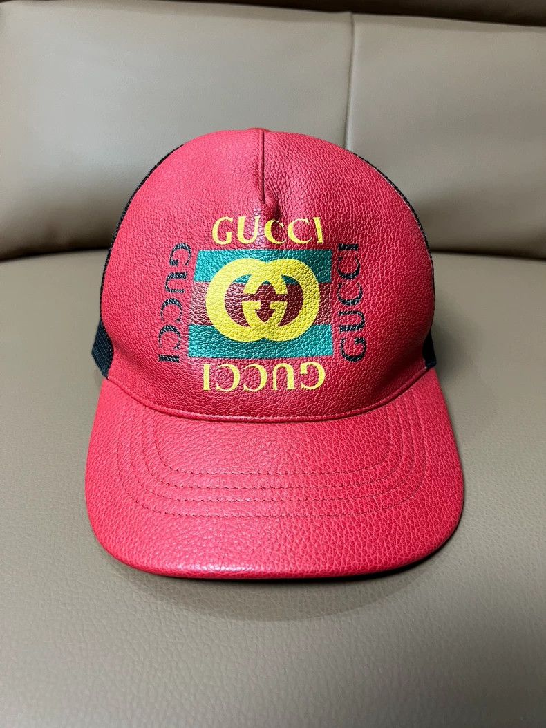 Gucci Gucci Men's and women's baseball caps fashion trend red hat Size ONE SIZE - 1 Thumbnail