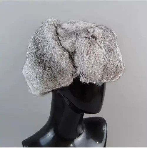 VIBE Warm Fur Bomber Hat With Earflaps Size ONE SIZE - 5 Thumbnail
