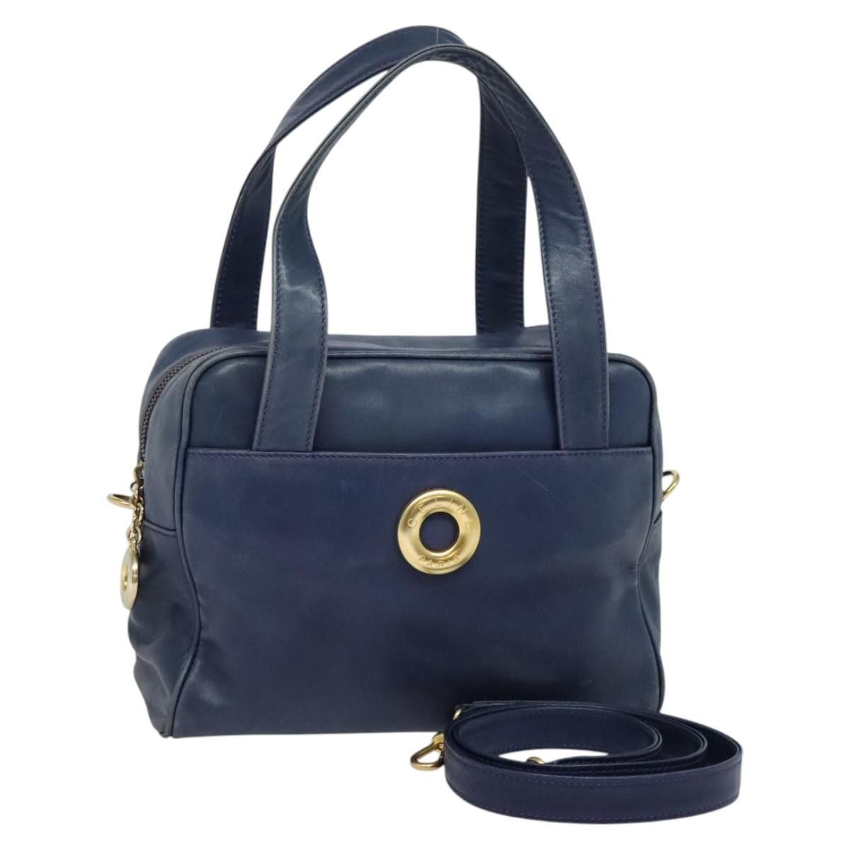Celine Celine Circle Logo Handbag Leather Size ONE SIZE - 1 Thumbnail