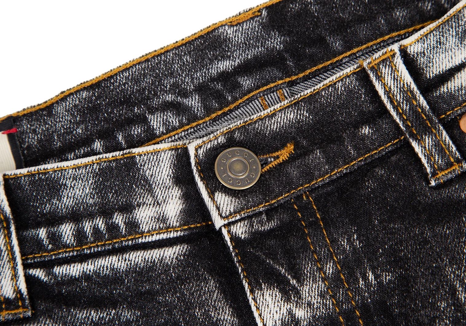 Gucci Washed Black Denim Pants Size 28 Size US 28 / EU 44 - 3 Thumbnail