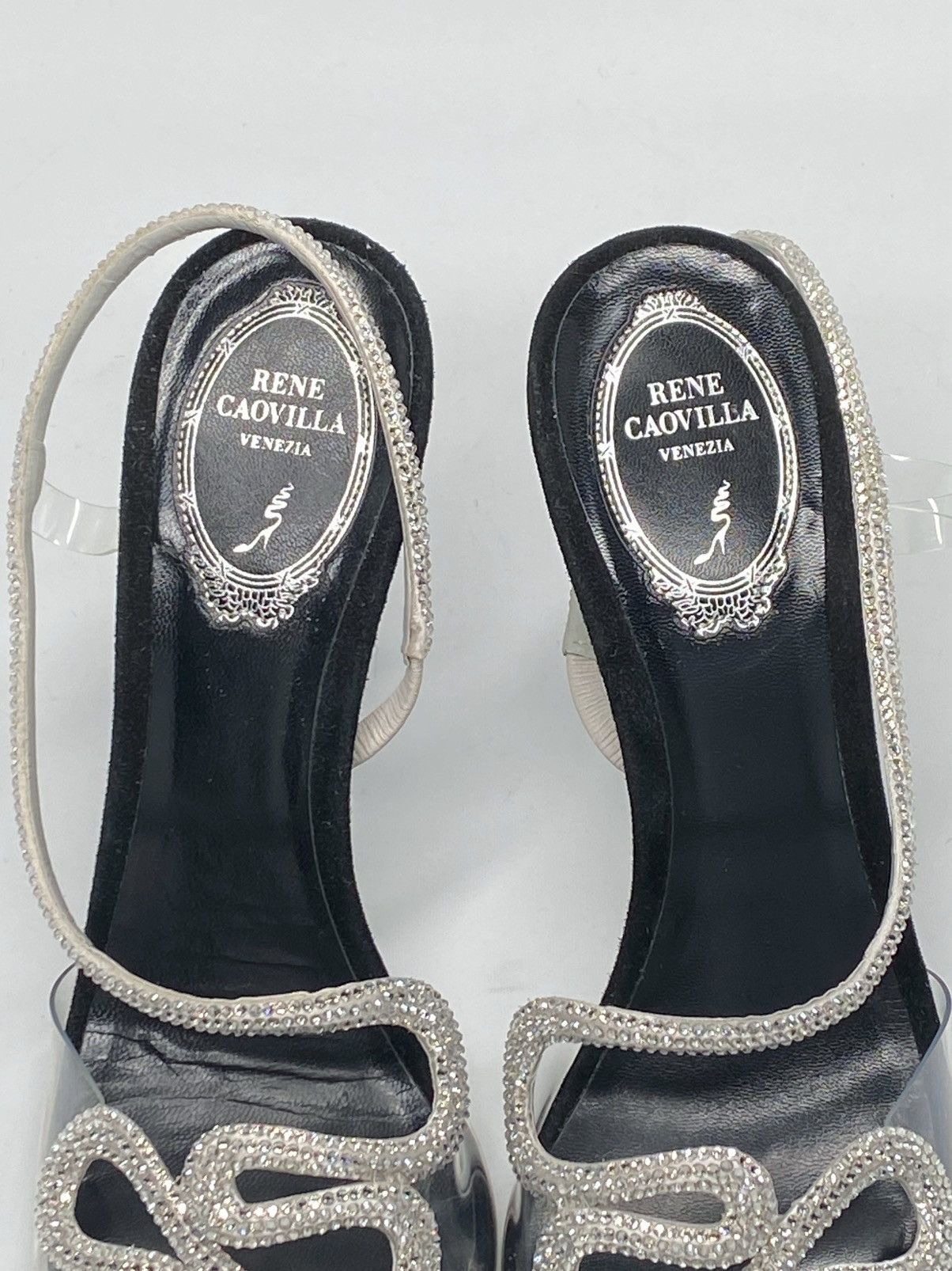 Rene Caovilla Rene Caovilla 105MM Snake Slingback Sandals size 38.5 Size US 8.5 / IT 38.5 - 11 Thumbnail
