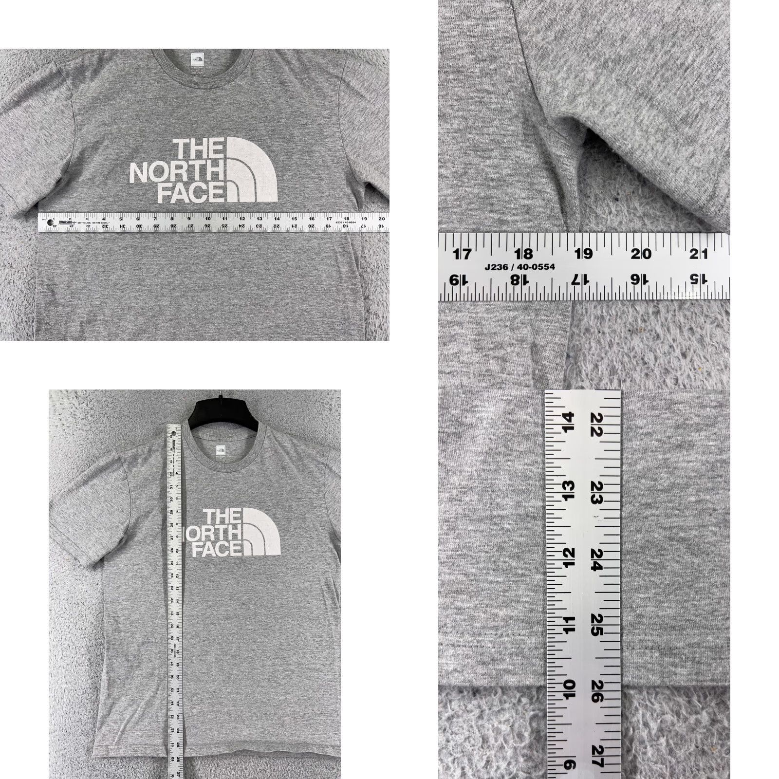 The North Face VINTAGE (no, it's not vintage) The North Face Shirt Men Small Gray Short Sleeve Crew Neck Cotton Blend Size US S / EU 44-46 / 1 - 8 Thumbnail