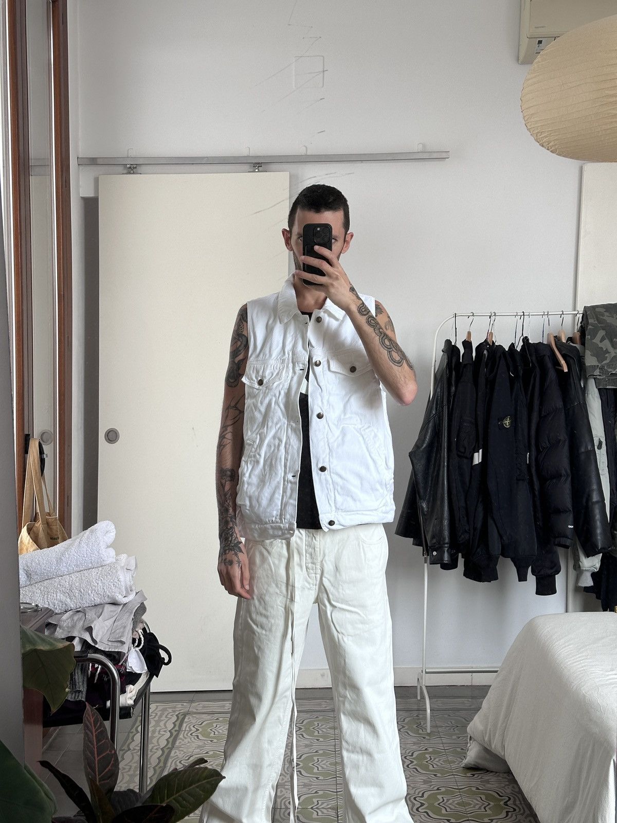 Ann Demeulemeester Ann Demeulemeester Denim Vest Size US S / EU 44-46 / 1 - 1 Thumbnail
