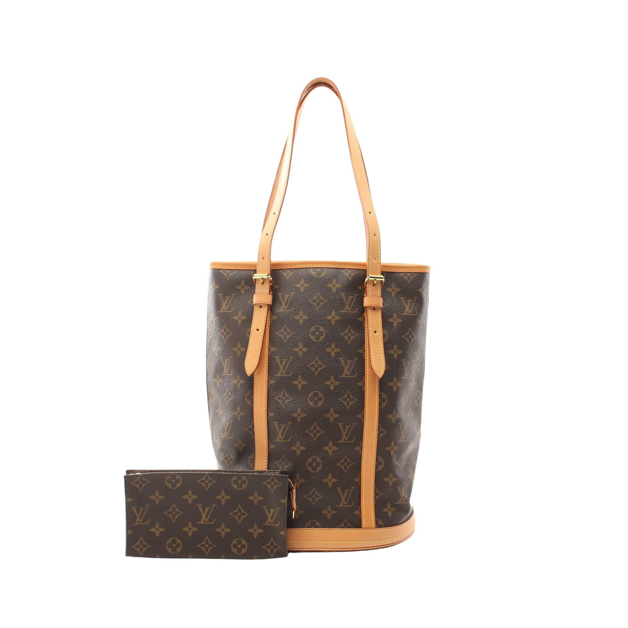 Louis Vuitton Louis Vuitton Bucket Gm Monogram Shoulder Bag Leather Brown Size ONE SIZE - 1 Thumbnail