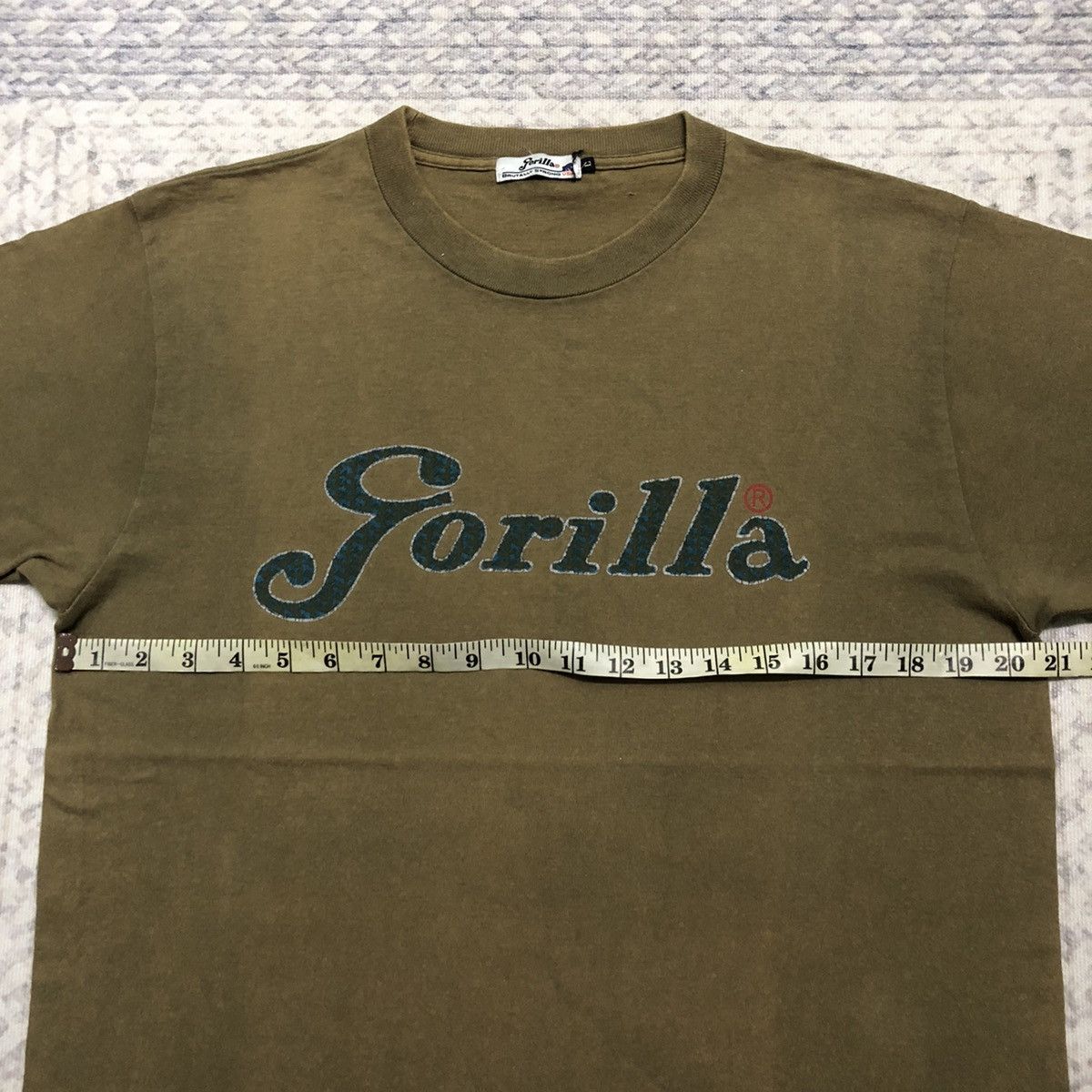 Vintage Rare Distressed Vintage Y2K Gorilla Spellout Streetwear Tees Size US M / EU 48-50 / 2 - 14 Thumbnail