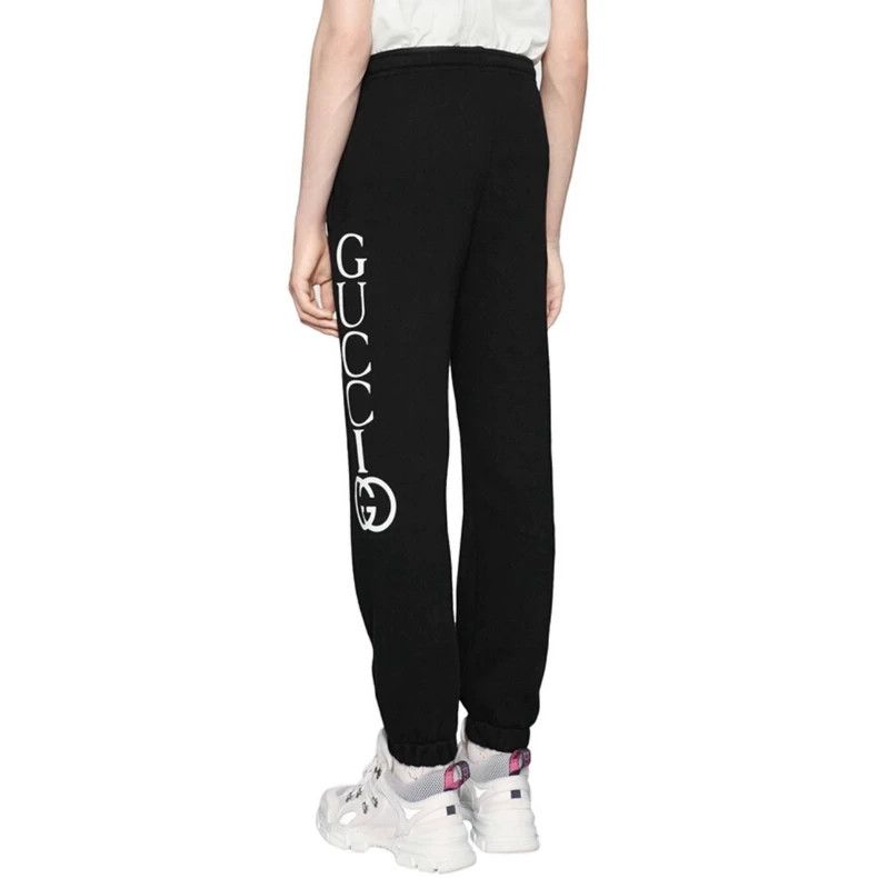 Gucci SizeL Side logo printing sports pants