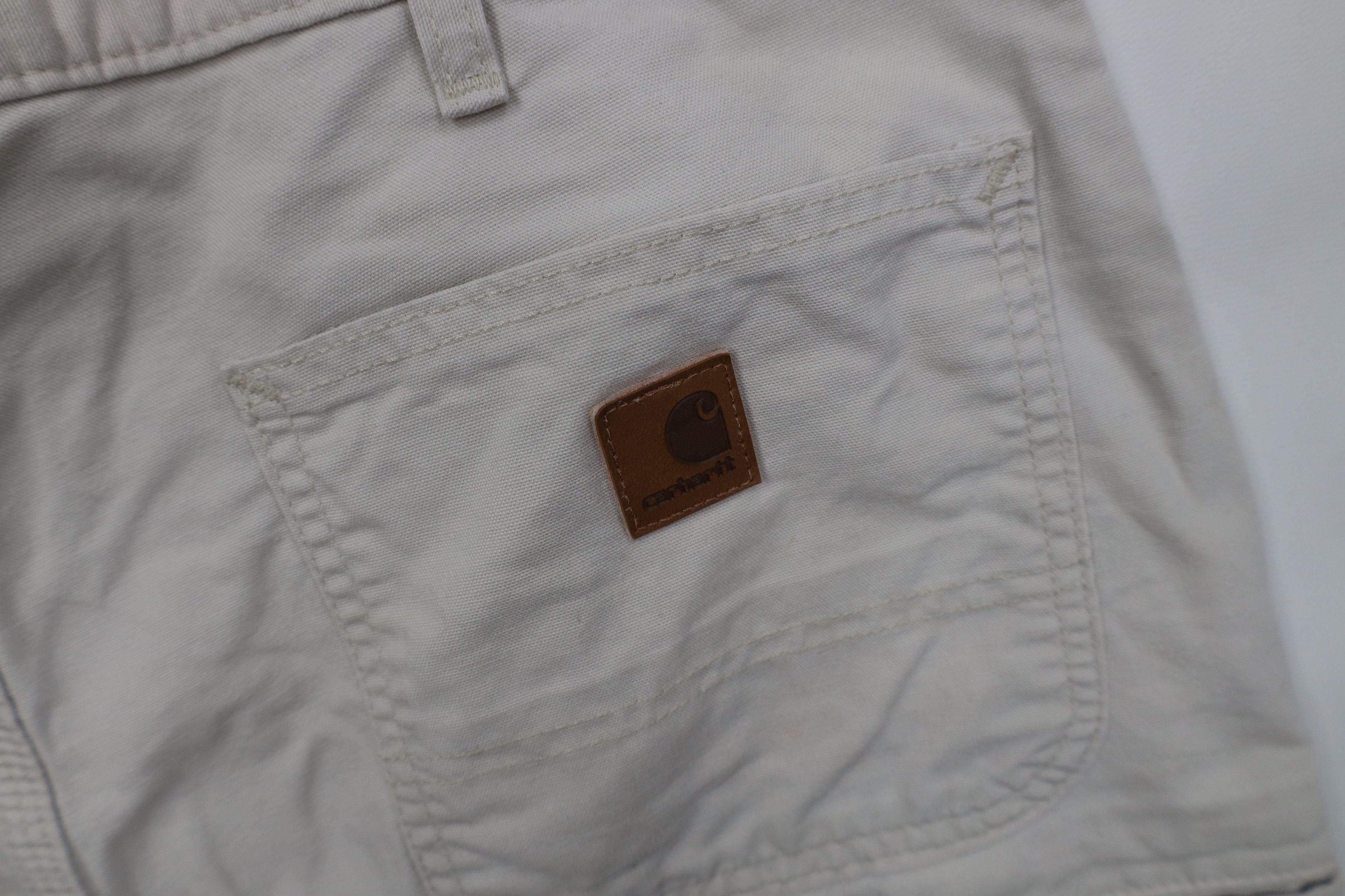 Carhartt Vintage Y2K Carhartt Above Knee Relaxed Fit Shorts Putty Size US 36 / EU 52 - 14 Thumbnail