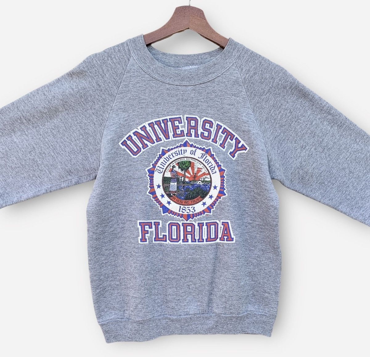 Jerzees × Vintage Vintage 80s Jerzees University Of Florida Crewneck Size S / US 4 / IT 40 - 3 Thumbnail