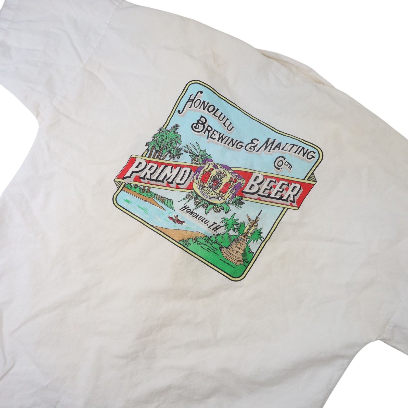 Vintage Vintage Primo Beer Hawaiian Button Up Shirt Size US L / EU 52-54 / 3 - 12 Thumbnail