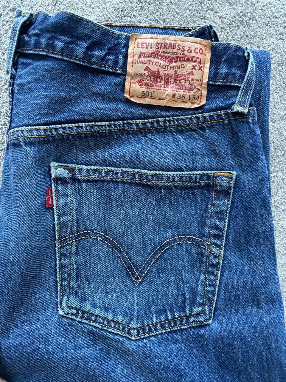 Levi's Levis 501 jeans Size US 36 / EU 52 - 2 Thumbnail