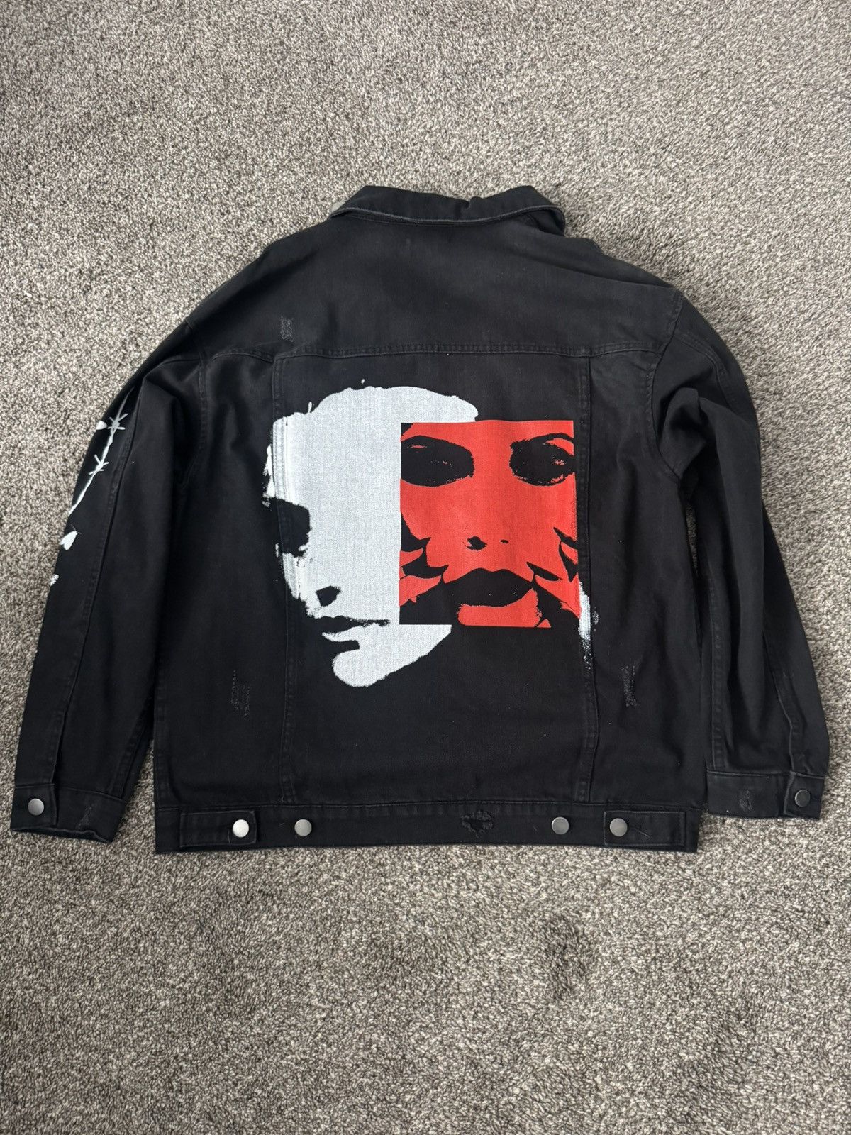 Other Juice WRLD Forget Me Not Denim Jacket Size US L / EU 52-54 / 3 - 2 Thumbnail