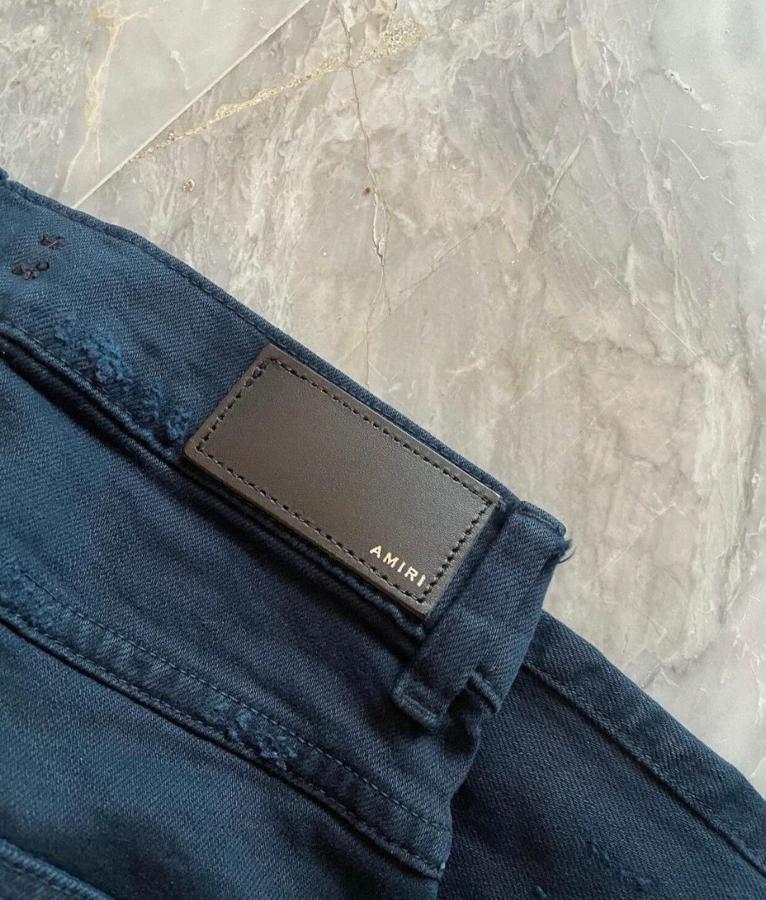 Amiri amiri mx2 black jeans with unique design Size US 28 / EU 44 - 3 Thumbnail