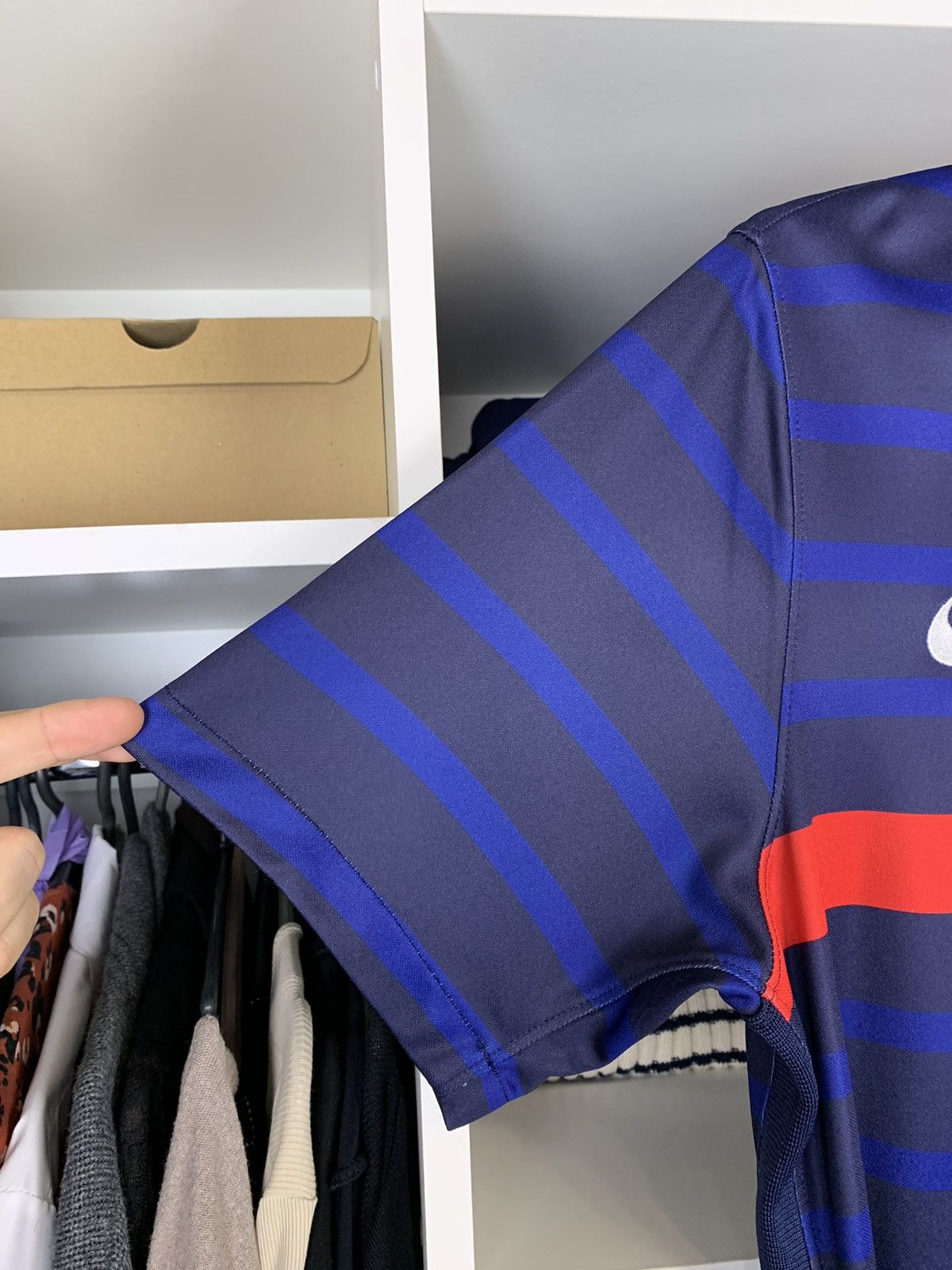 Nike Nike France 2020 2021 Home Football Shirt Soccer Jersey Size US M / EU 48-50 / 2 - 7 Thumbnail
