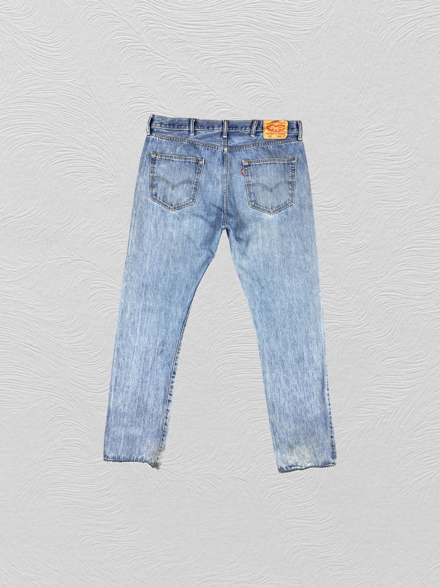 Japanese Brand Mid Blue Vintage Levi's 501 Jeans 38x35 Denim -JN1640 Size US 38 / EU 54 - 2 Thumbnail