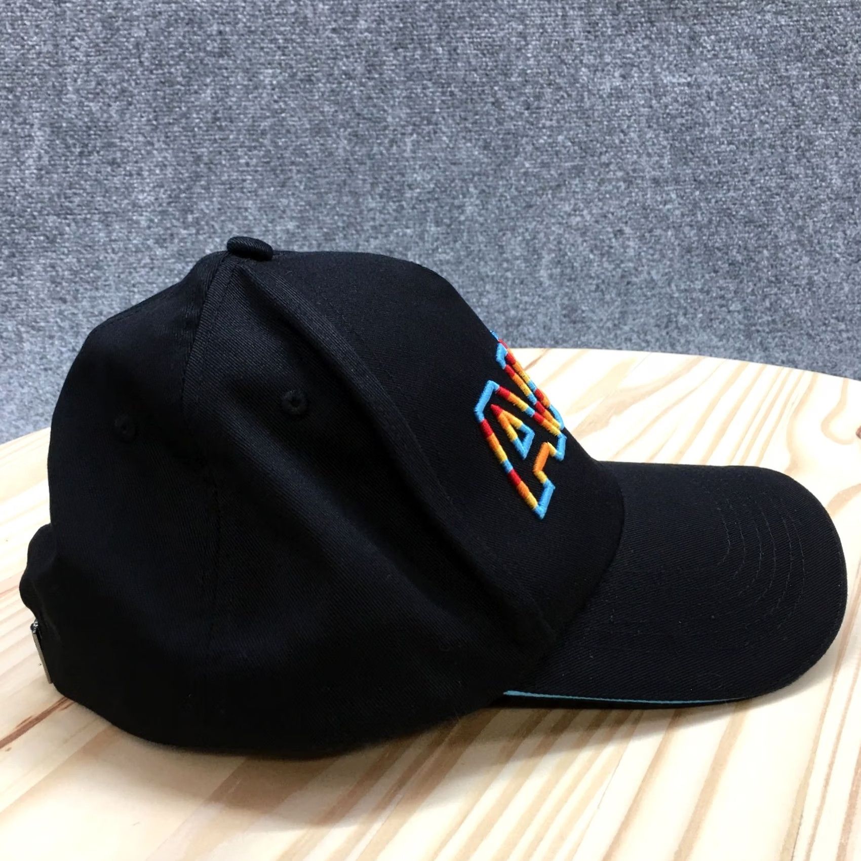 Vintage Aldi Gear Baseball Cap Black OSFA Adjustable Curved Brim Embroidered Unisex Size ONE SIZE - 5 Thumbnail
