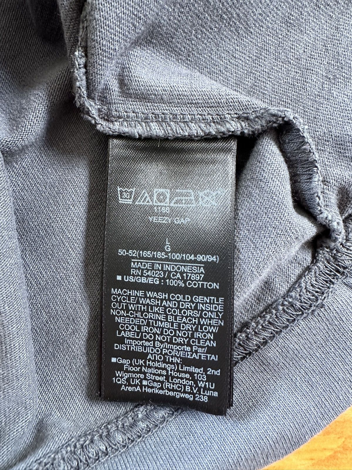 Balenciaga × Gap × Kanye West Balenciaga × Gap x Kanye West Yeezy Gap LOGO Long Sleeve Size US L / EU 52-54 / 3 - 5 Thumbnail