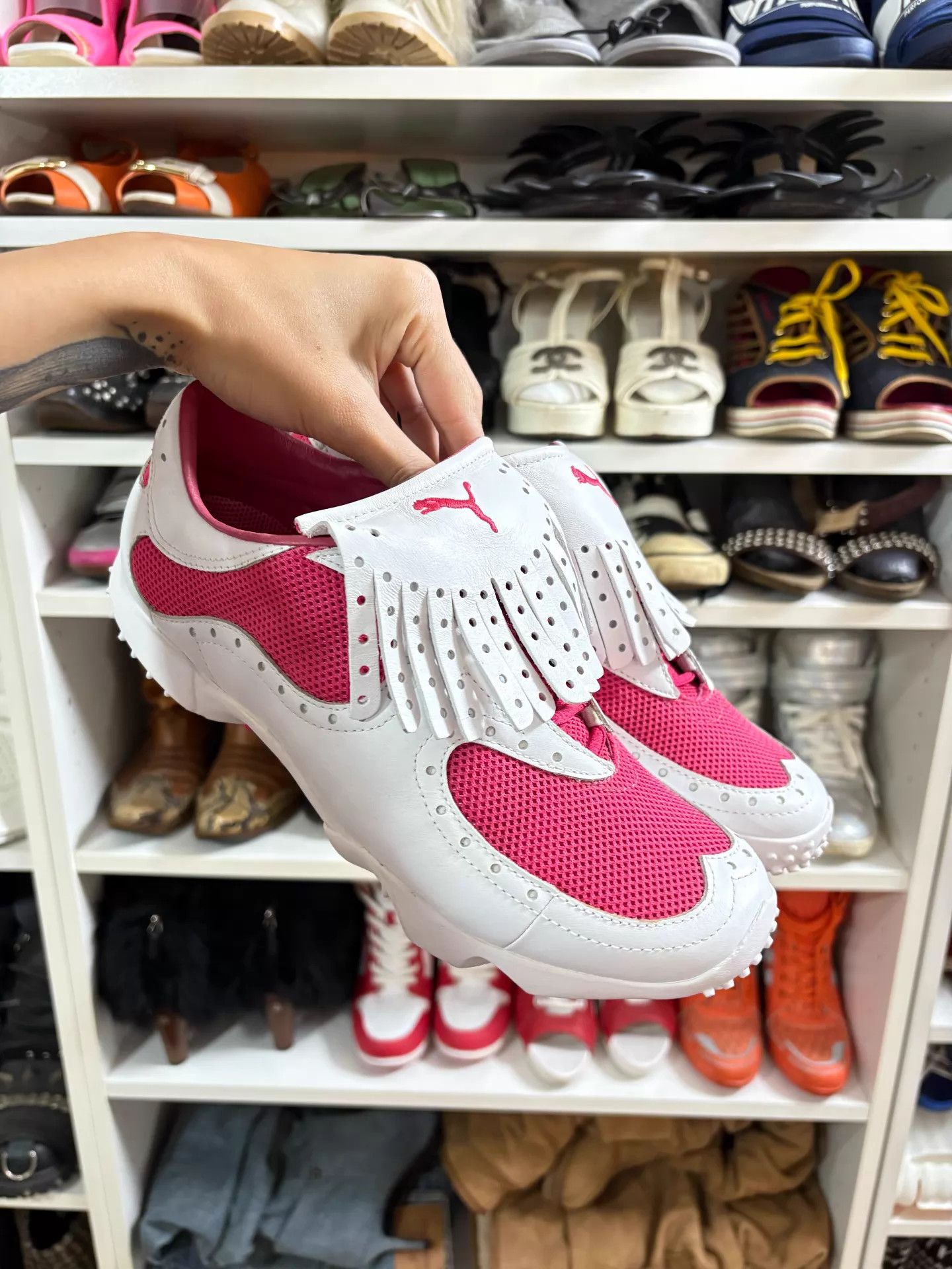 Puma Puma Vintage Rare Tassel Retro Sneaker Size US 7 / EU 40 - 2 Thumbnail