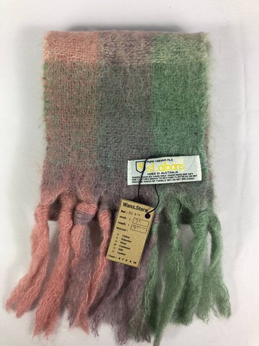 Vintage St Albans Pure Mohair Scarf / Muffler / Neckwear | Grailed