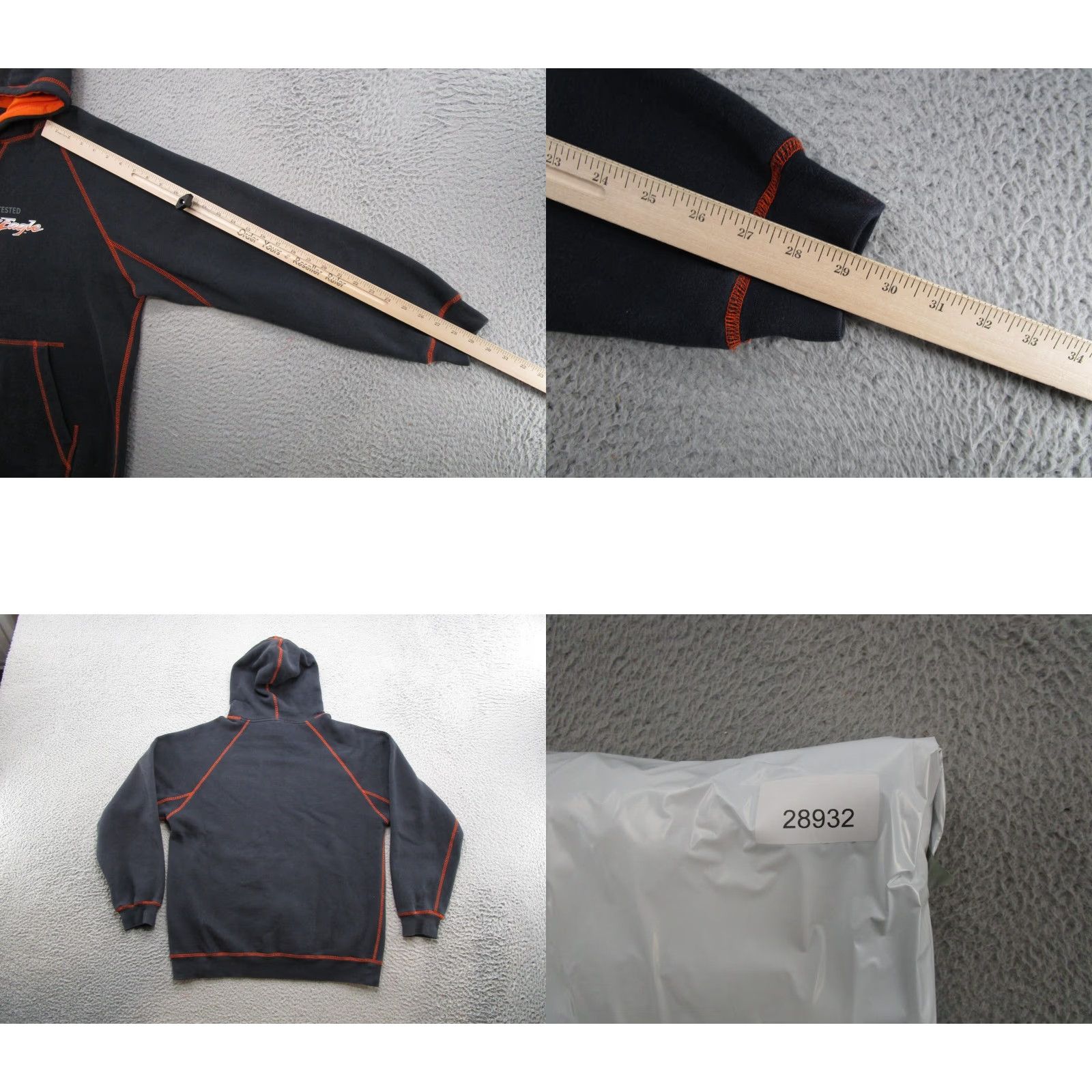 Harley Davidson VTG Harley-Davidson Screaming Eagle Embroidered Hoodie Mens SZ M Motorcycle Size US M / EU 48-50 / 2 - 8 Thumbnail