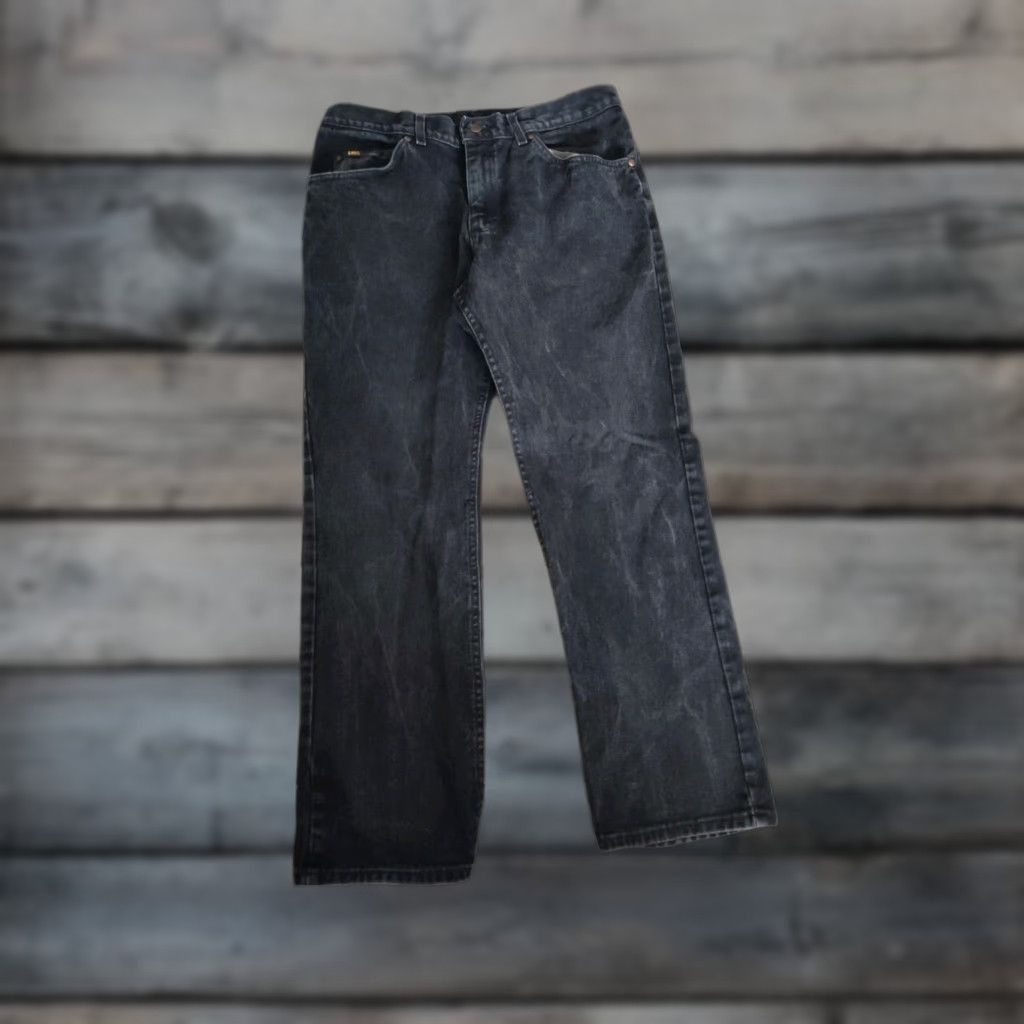 Lee Vintage Lee Jeans Men 36x30 Straight Fit Baggy Black 90s Grunge Made in USA Size US 36 / EU 52 - 1 Thumbnail