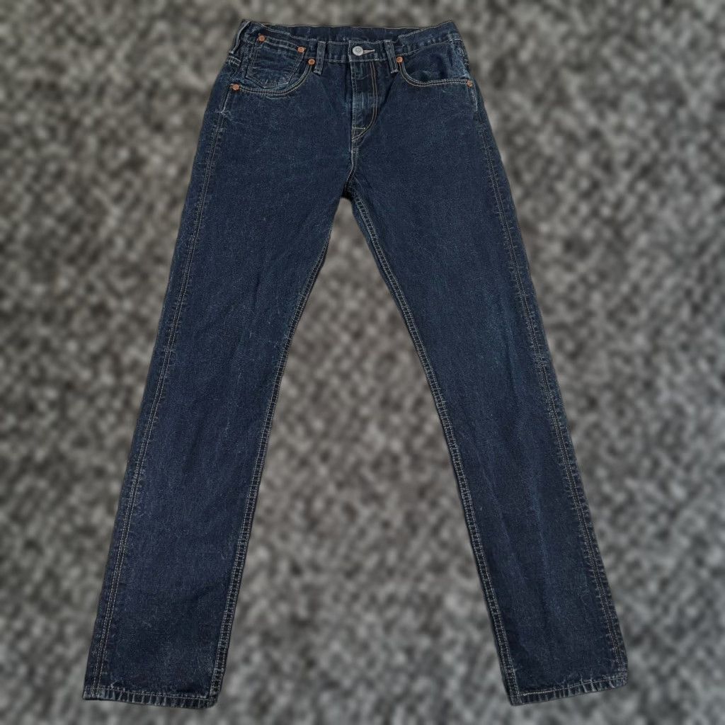 Levi's VINTAGE Levi's 522 Jeans Mens 30X32 Dark Wash Slim Tappered Jeans Size US 30 / EU 46 - 1 Thumbnail