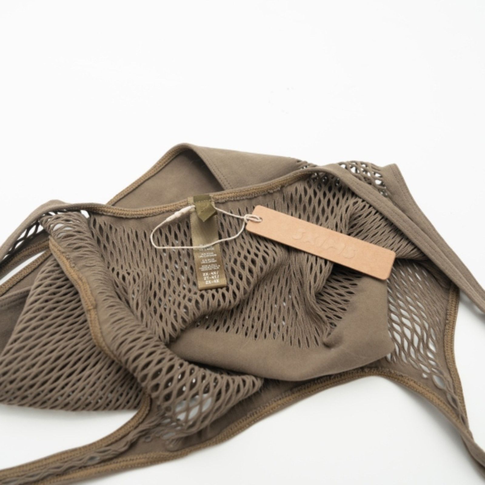 SKIMS Skims. Warp Knit Cover Up Scoop Bralette Swim Cover Up. Size ONE SIZE - 5 Thumbnail