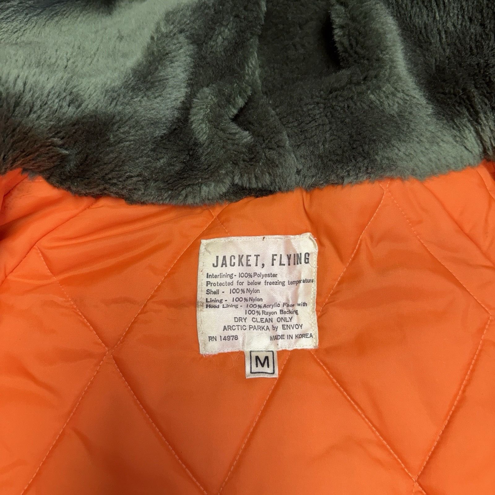 Vintage Vintage Military Flyers Arctic Parka Jacket Mens Medium Size US M / EU 48-50 / 2 - 9 Thumbnail