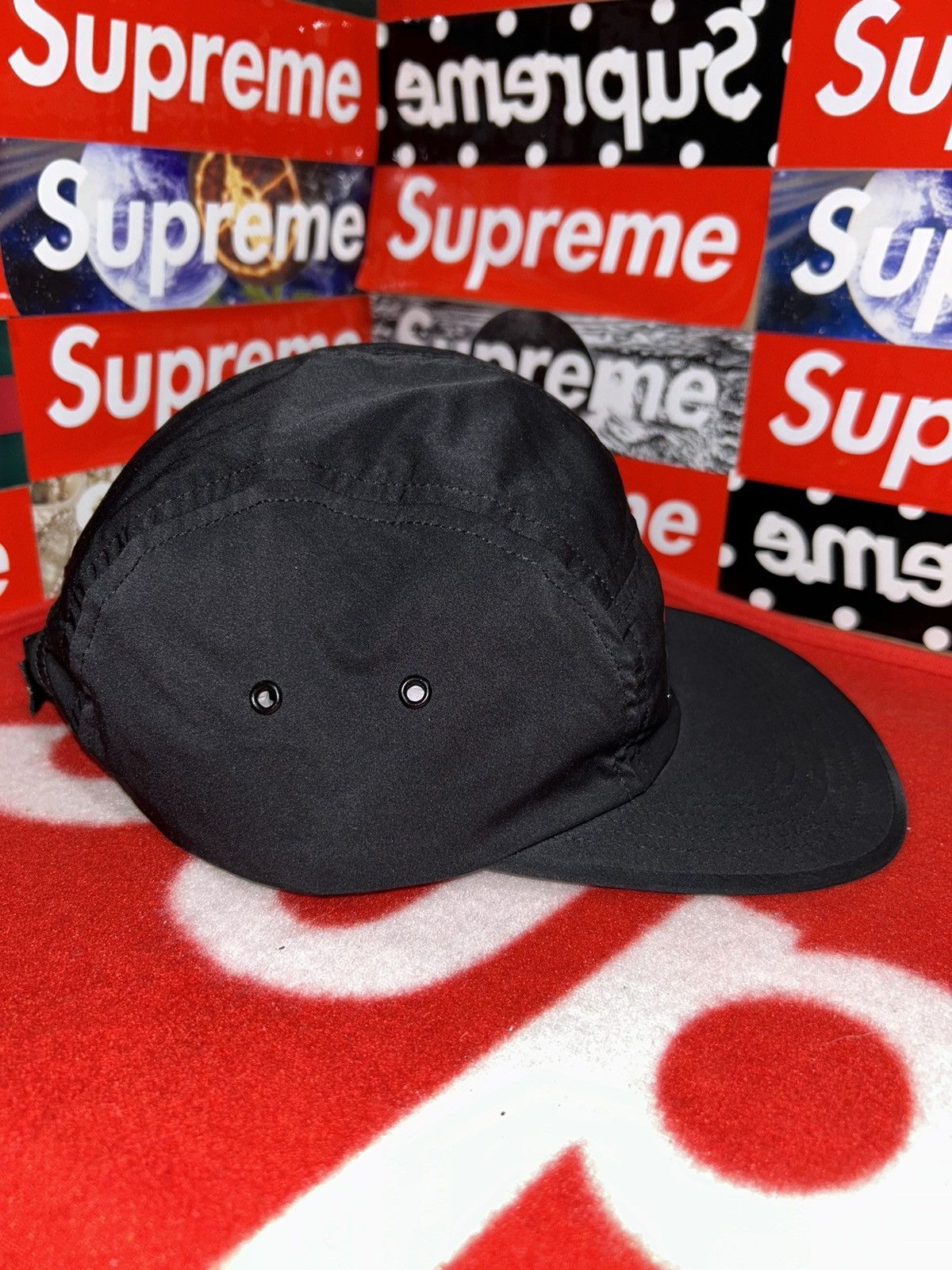 Supreme Supreme Holographic Logo Camp Cap Black SS19 NEW Size ONE SIZE - 3 Thumbnail