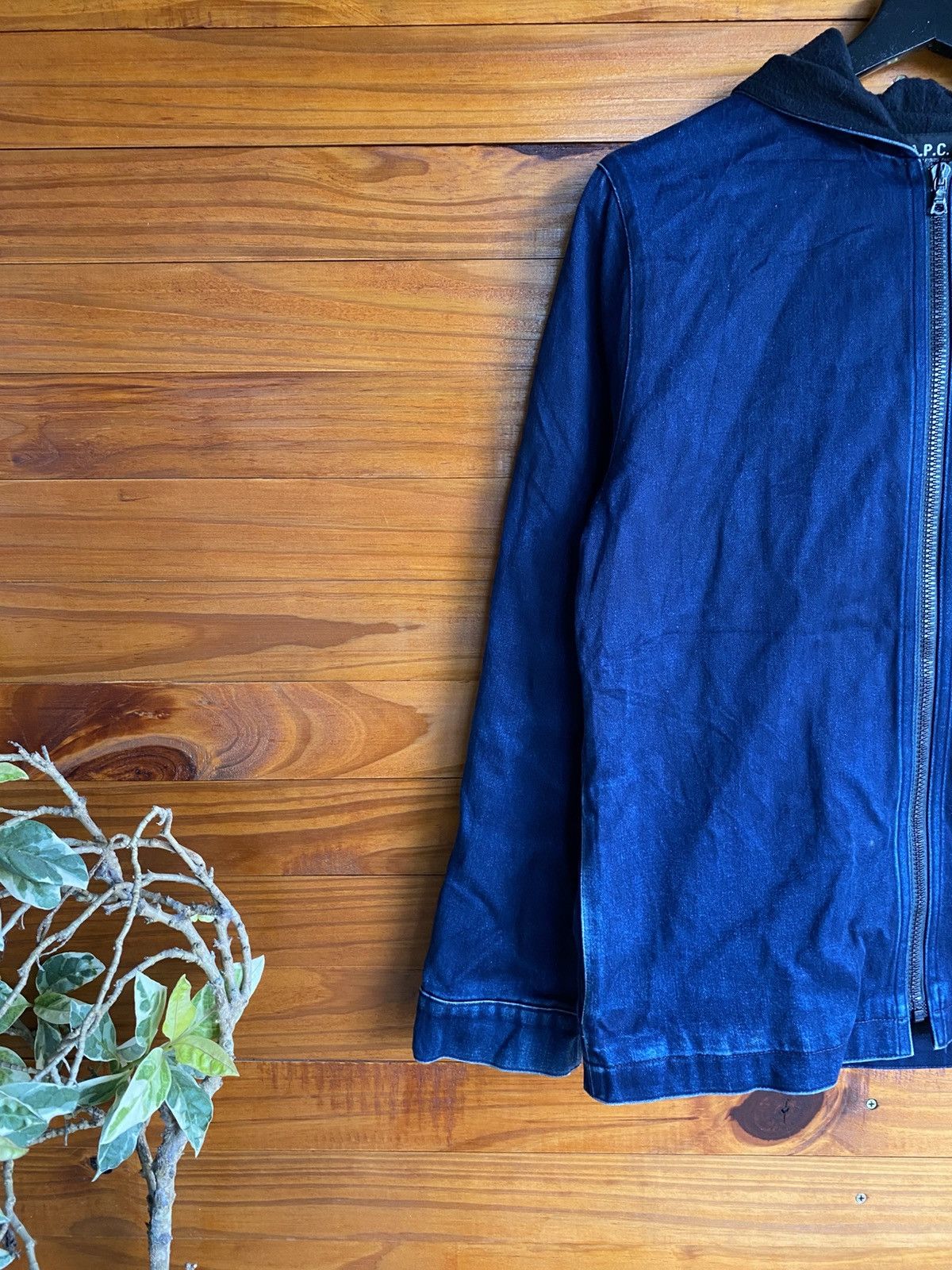 A.P.C. A.P.C. Indigo Hooded Zip Jacket | Rue de Fleurus Paris Size US S / EU 44-46 / 1 - 6 Thumbnail