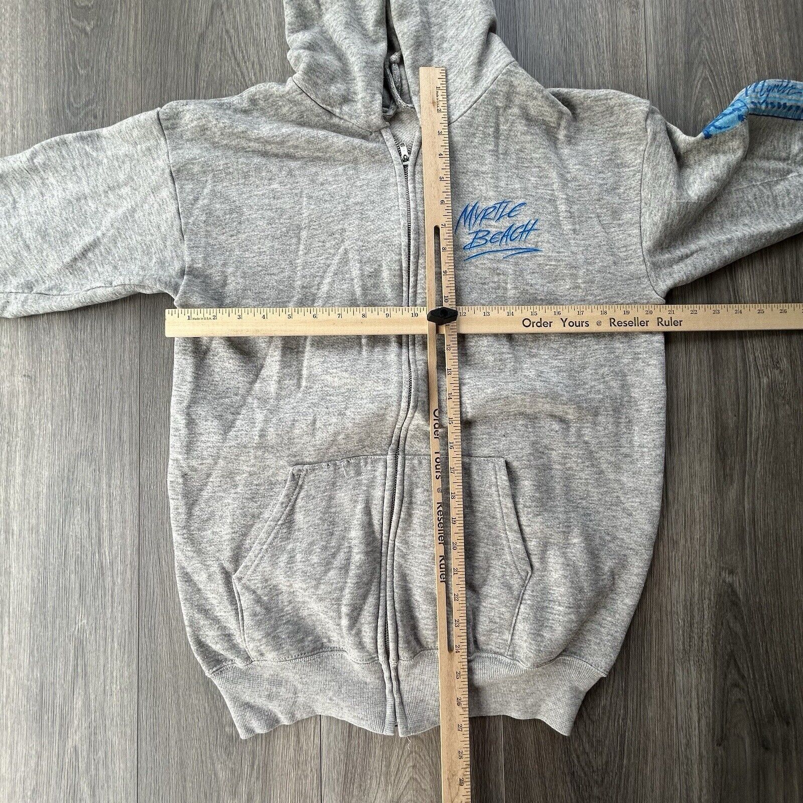 Vintage Vintage Myrtle Beach Hoodie Surf Beach 90s Made In USA Size US XL / EU 56 / 4 - 6 Thumbnail